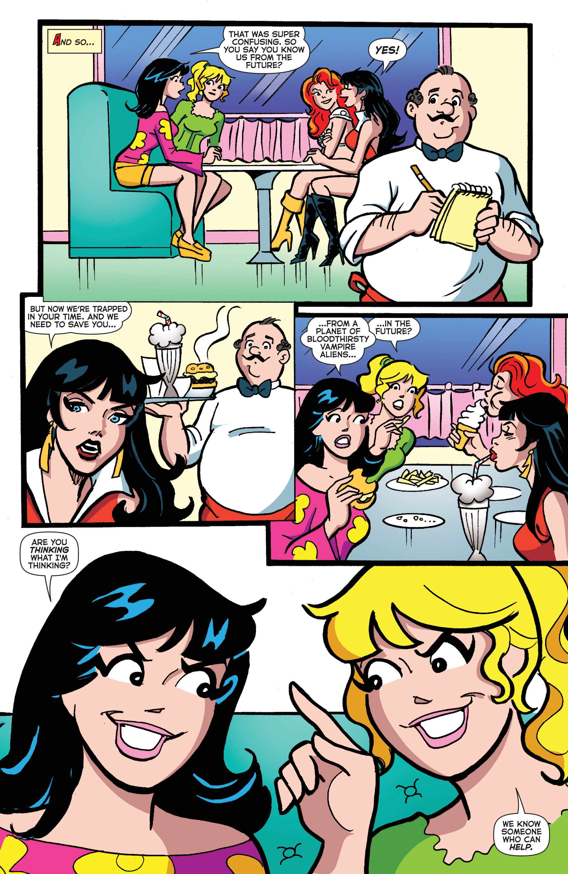 Read online Red Sonja and Vampirella Meet Betty and Veronica comic -  Issue #9 - 14