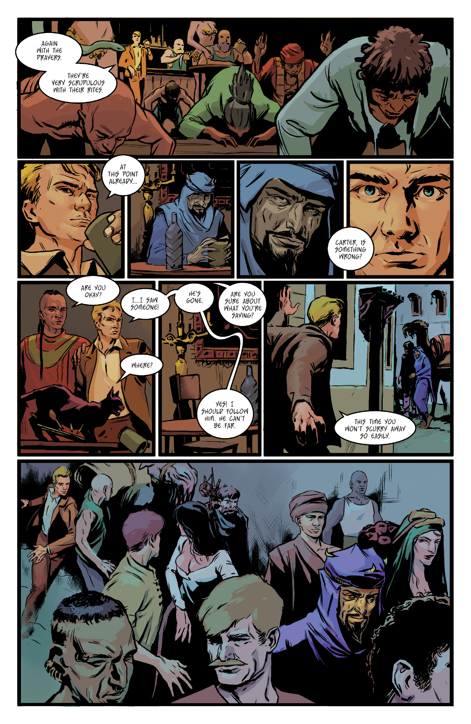 Read online Lovecraft Unknown Kadath comic -  Issue #6 - 7