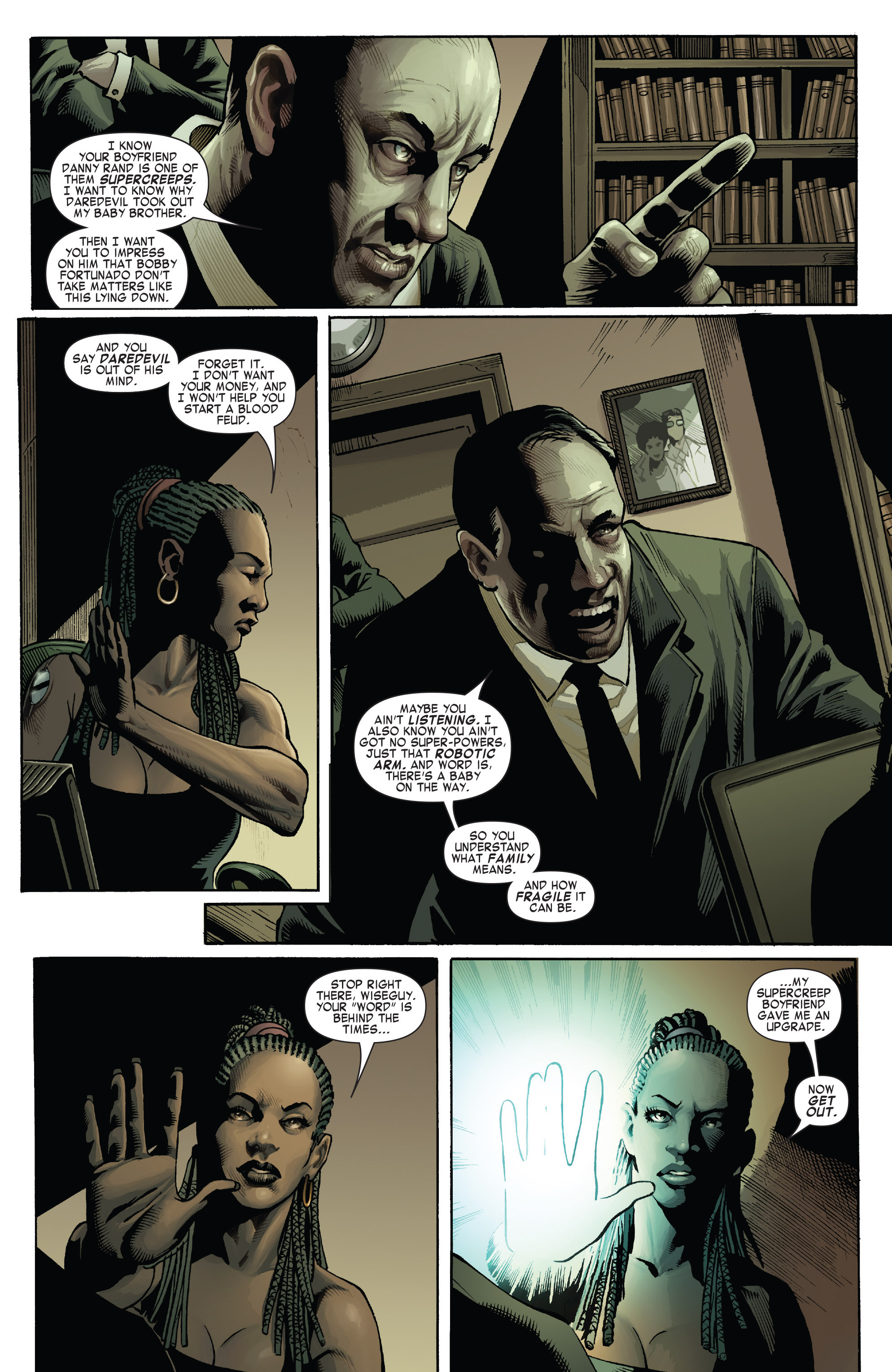 Read online Shadowland: Blood on the Streets comic -  Issue #1 - 9