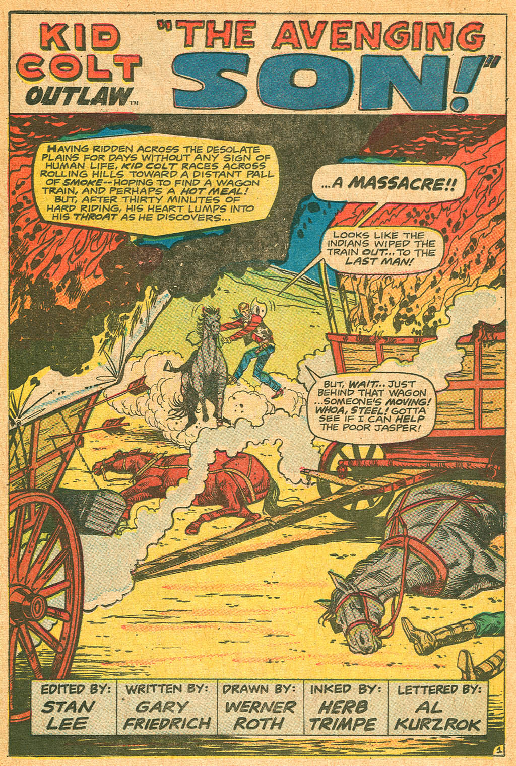 Read online Kid Colt Outlaw comic -  Issue #138 - 14