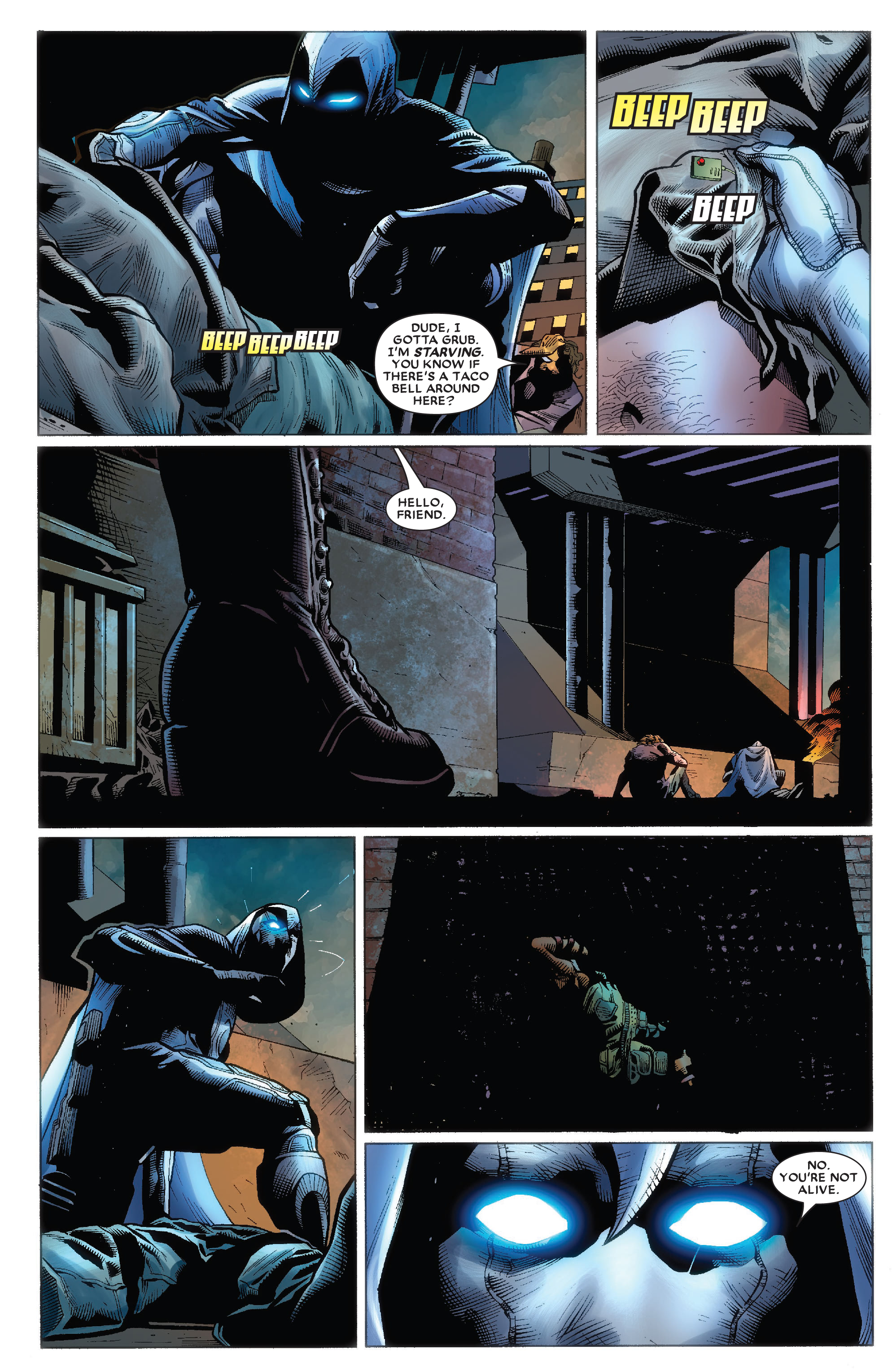 Read online Moon Knight by Huston, Benson & Hurwitz Omnibus comic -  Issue # TPB (Part 10) - 5