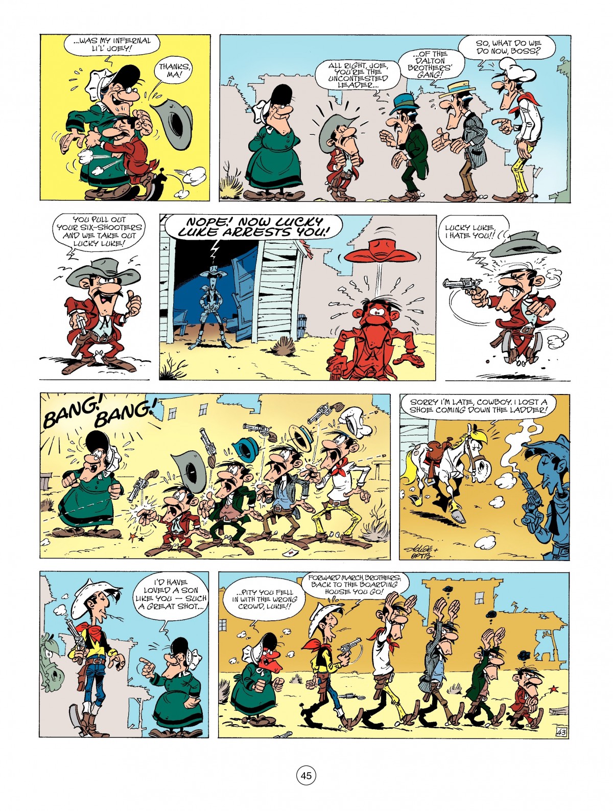 Read online A Lucky Luke Adventure comic -  Issue #42 - 45
