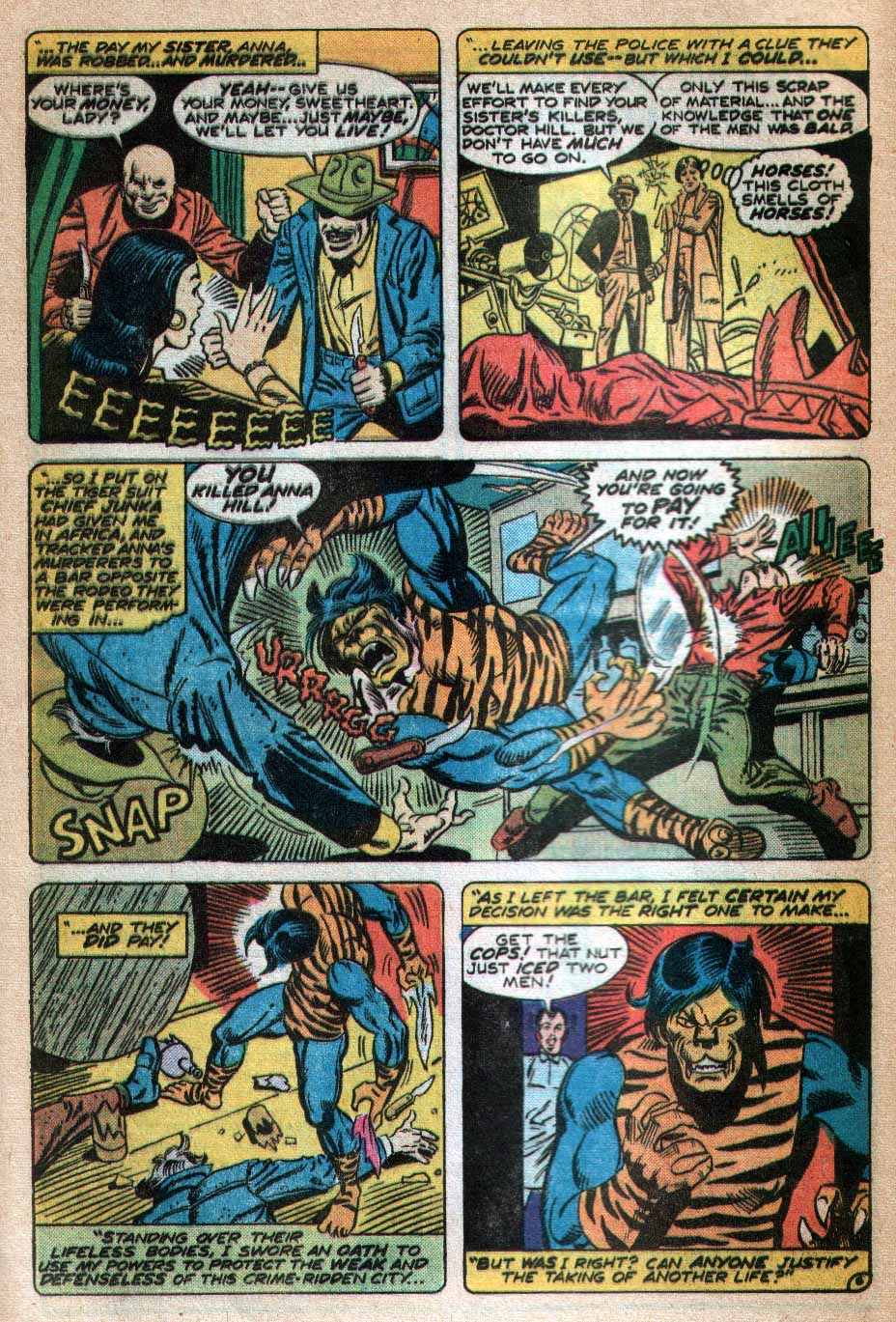 Read online Tiger-Man comic -  Issue #3 - 7