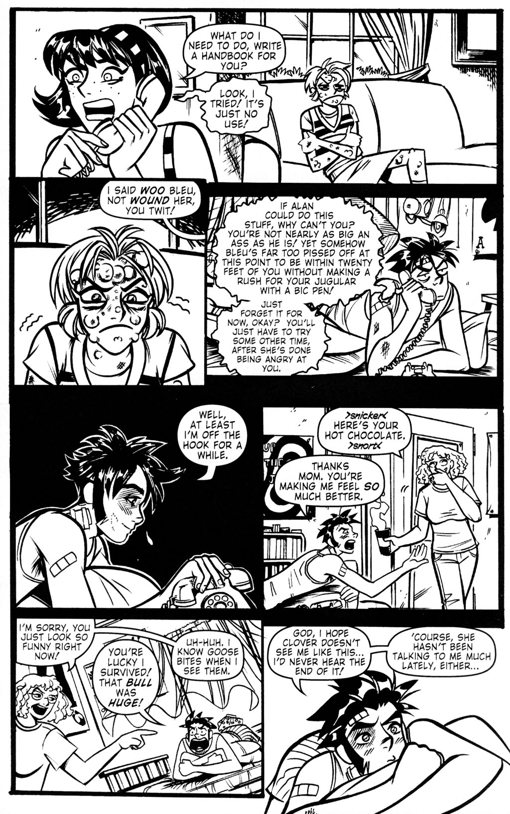 Read online Blue Monday: Painted Moon comic -  Issue #1 - 17