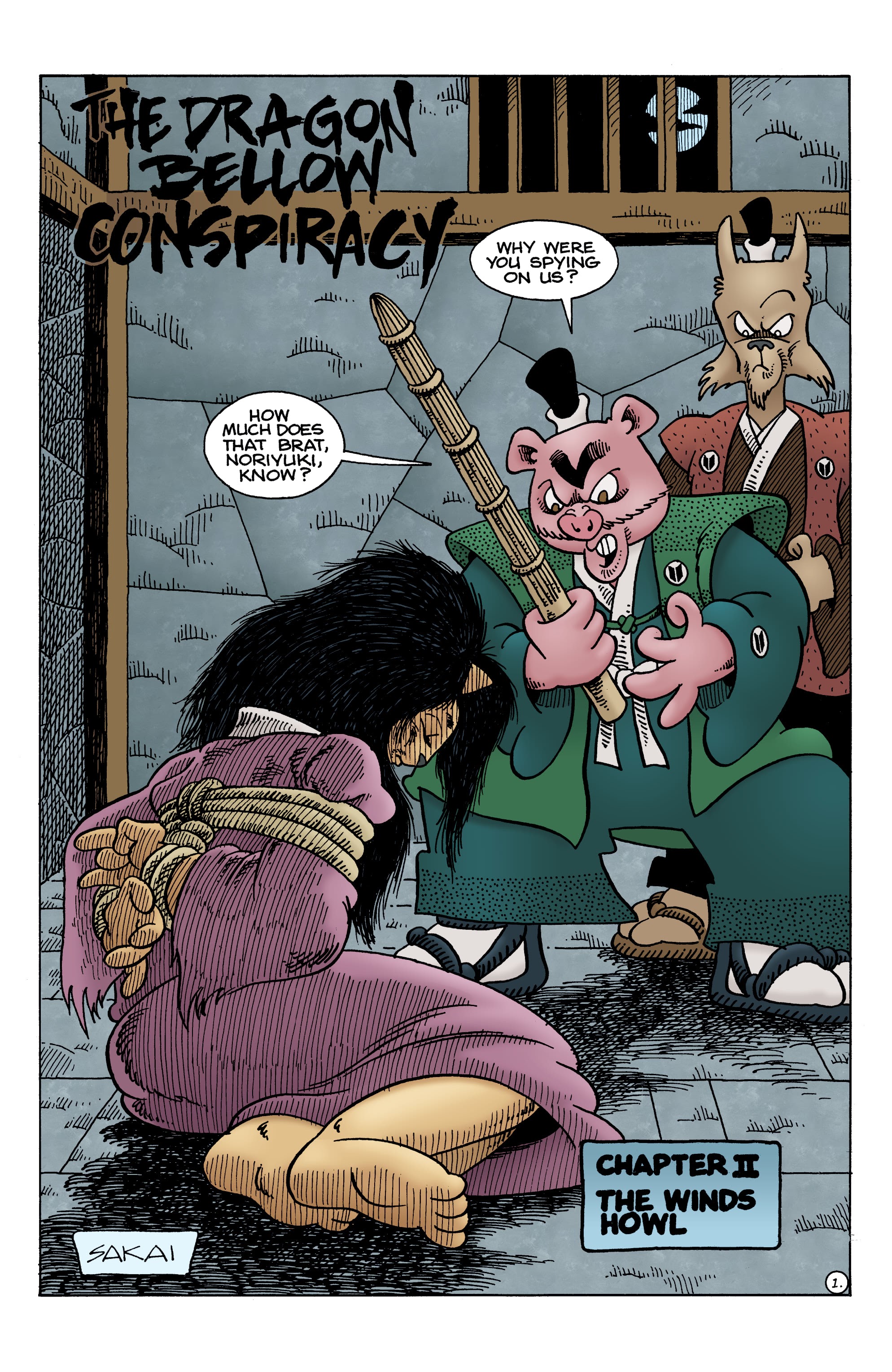 Read online Usagi Yojimbo: The Dragon Bellow Conspiracy comic -  Issue #2 - 3