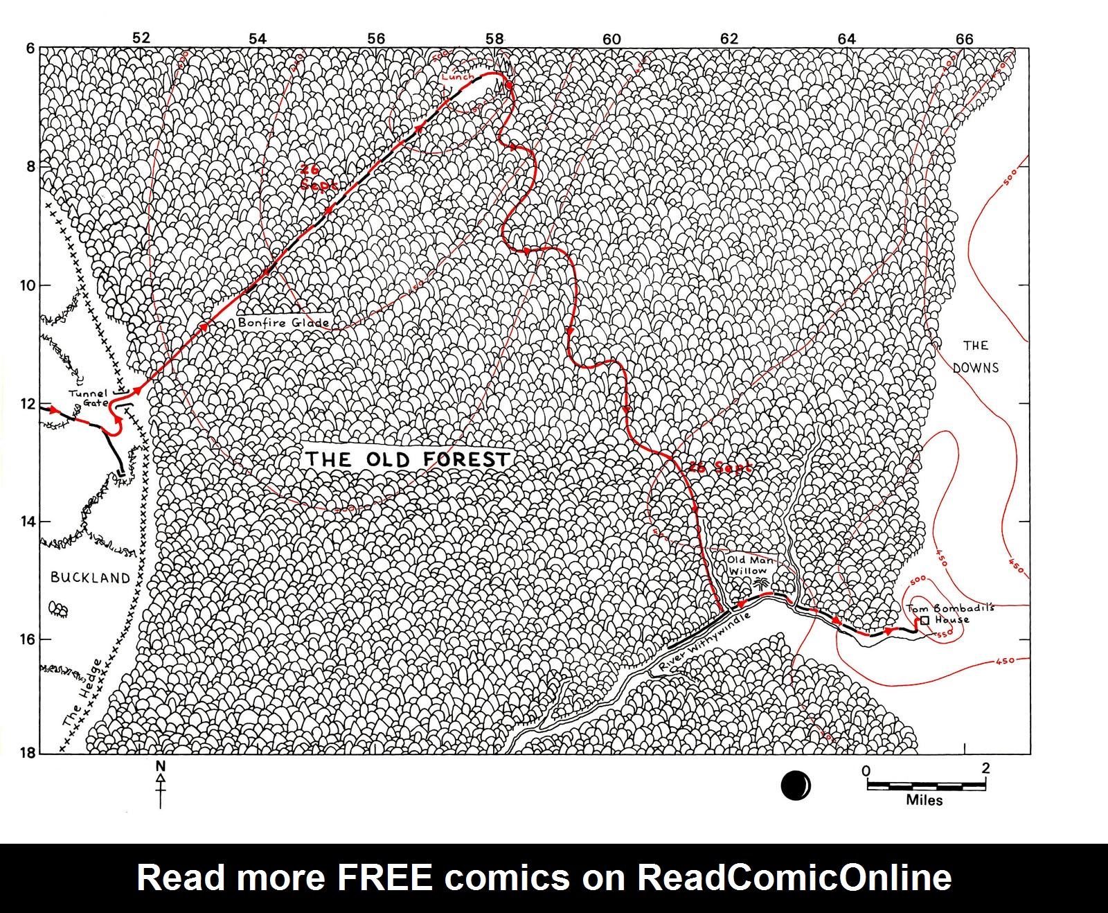 Read online Journeys of Frodo: An Atlas of J.R.R. Tolkien's The Lord of the Rings comic -  Issue # TPB - 26