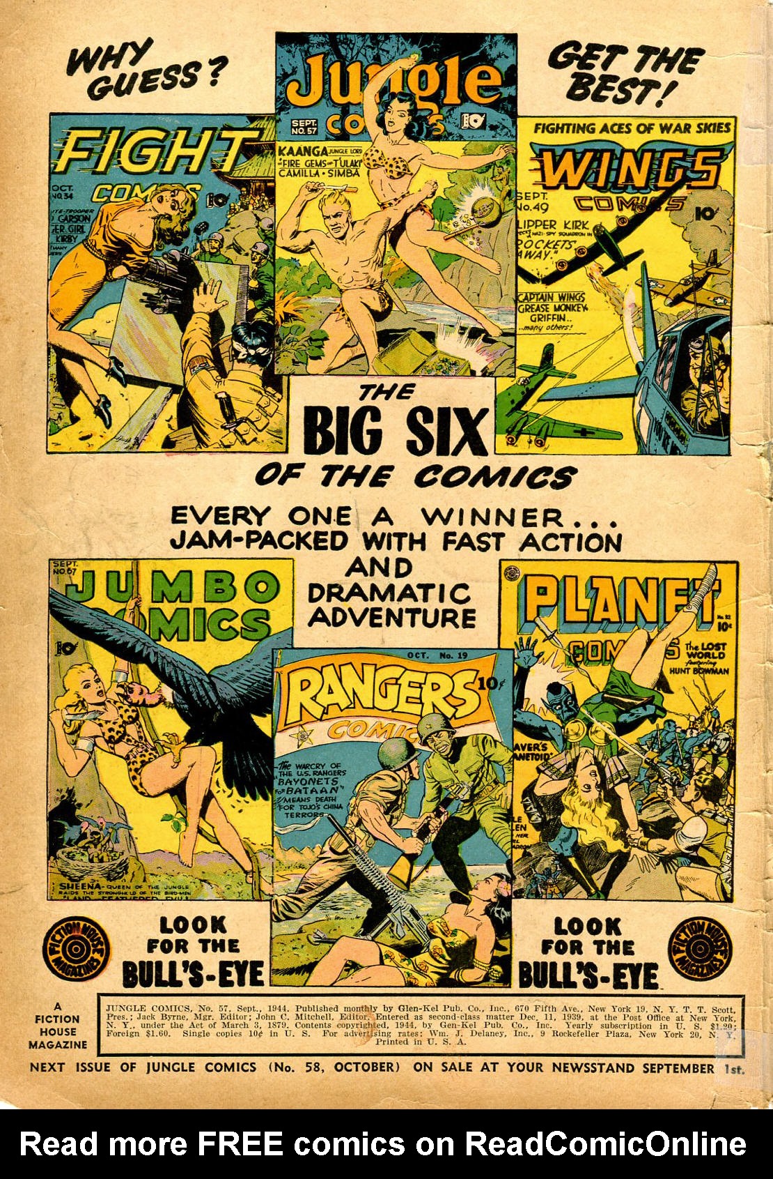 Read online Jungle Comics comic -  Issue #57 - 2