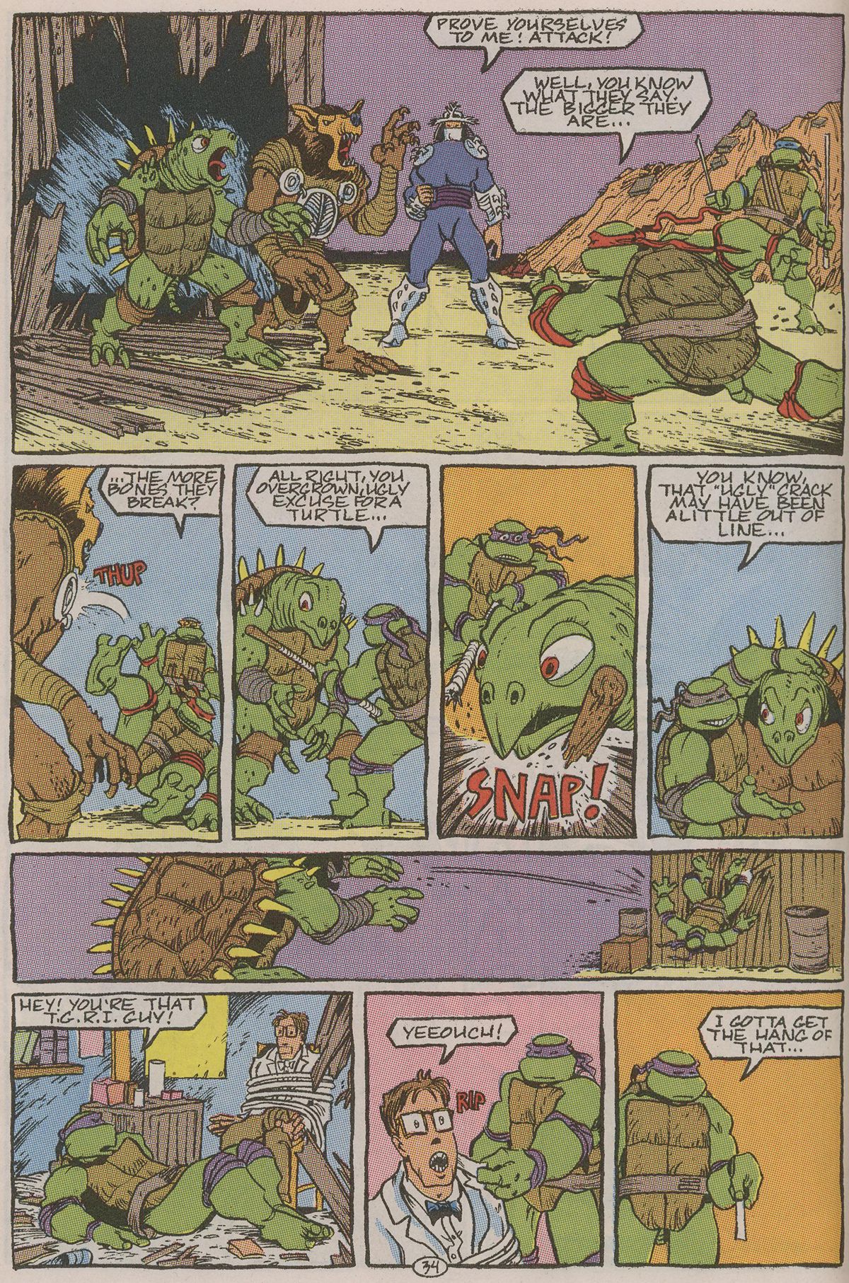 Read online Teenage Mutant Ninja Turtles II: The Secret of the Ooze Official Movie Adaptation comic -  Issue # Full - 35