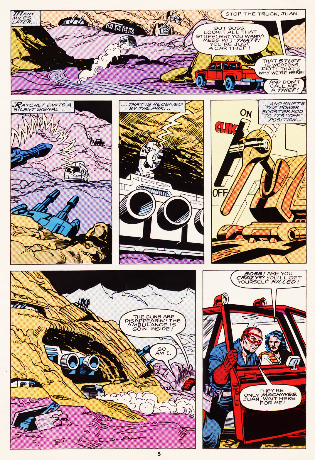 Read online The Transformers (UK) comic -  Issue #110 - 5
