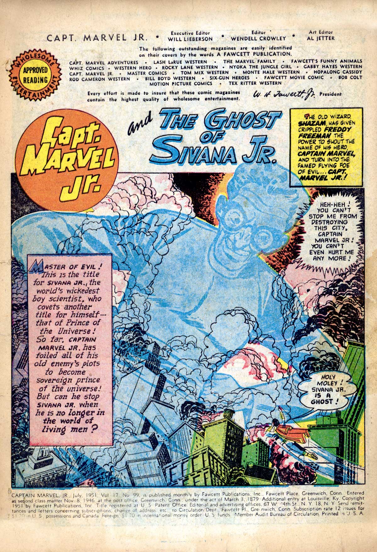 Read online Captain Marvel, Jr. comic -  Issue #99 - 3