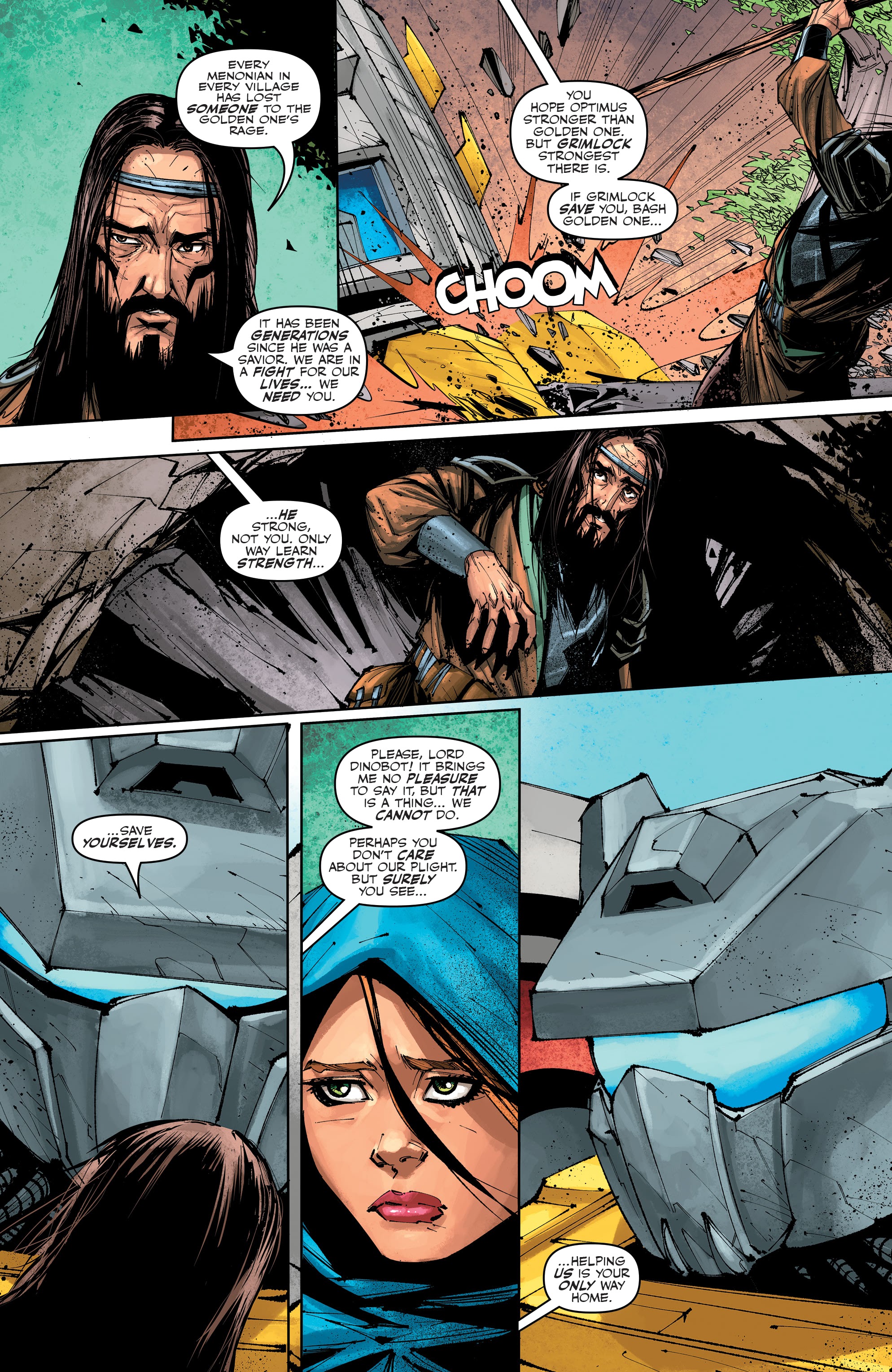 Read online Transformers: King Grimlock comic -  Issue #1 - 21