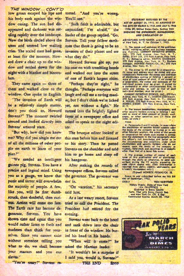 Read online Adventures into Terror comic -  Issue #17 - 16