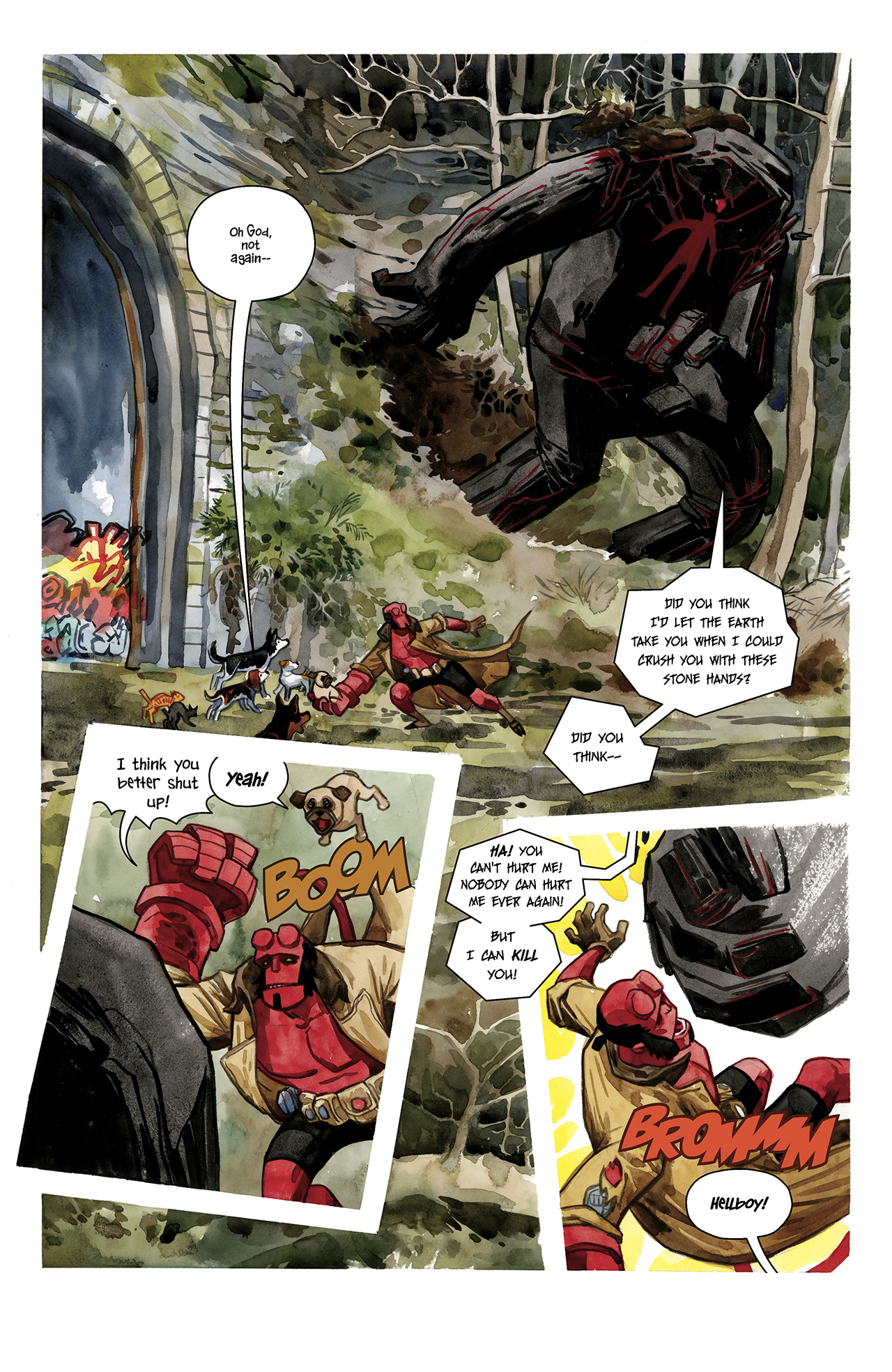 Read online Hellboy/Beasts of Burden: Sacrifice comic -  Issue # Full - 23