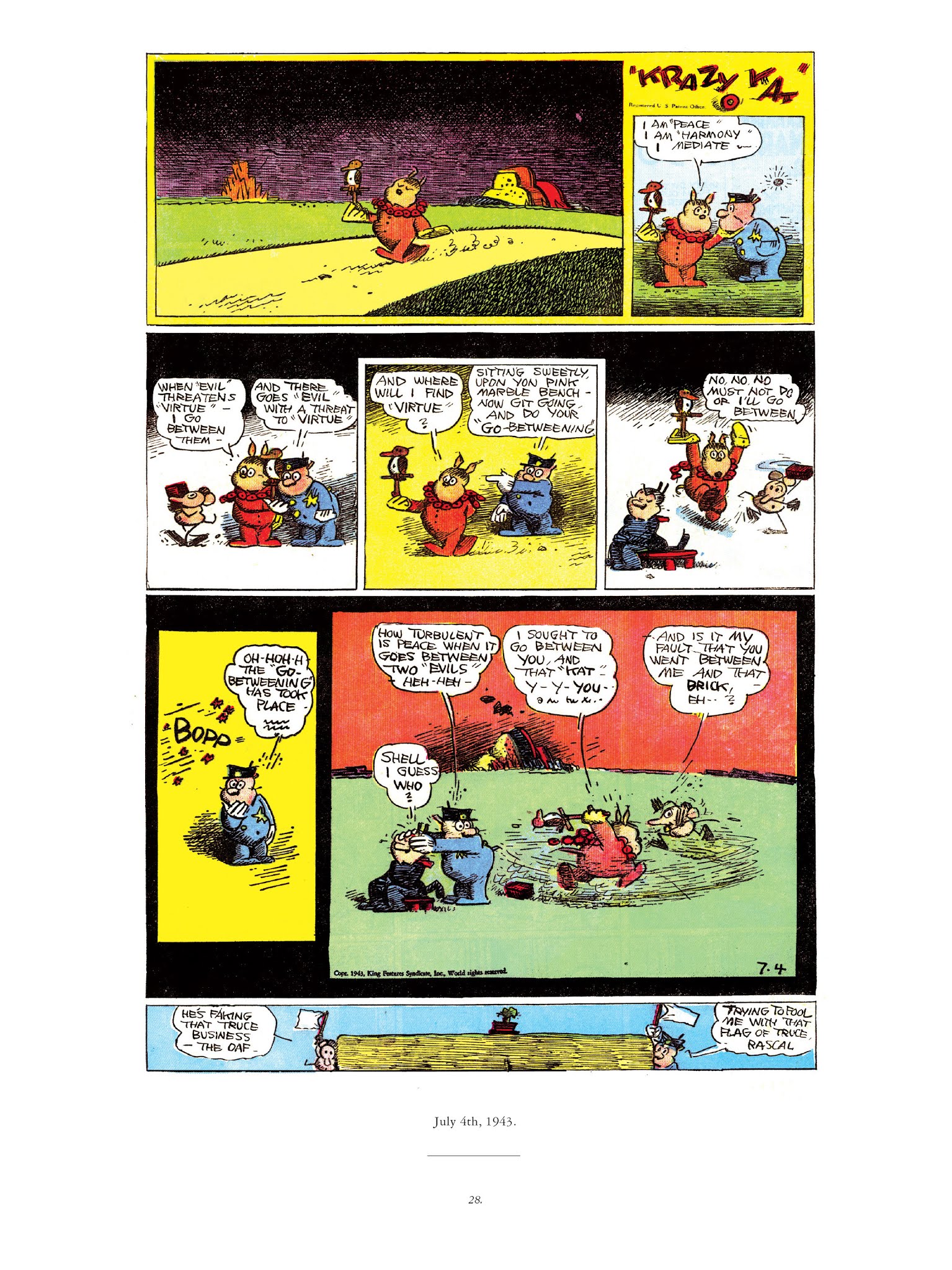 Read online Krazy & Ignatz comic -  Issue # TPB 13 - 54