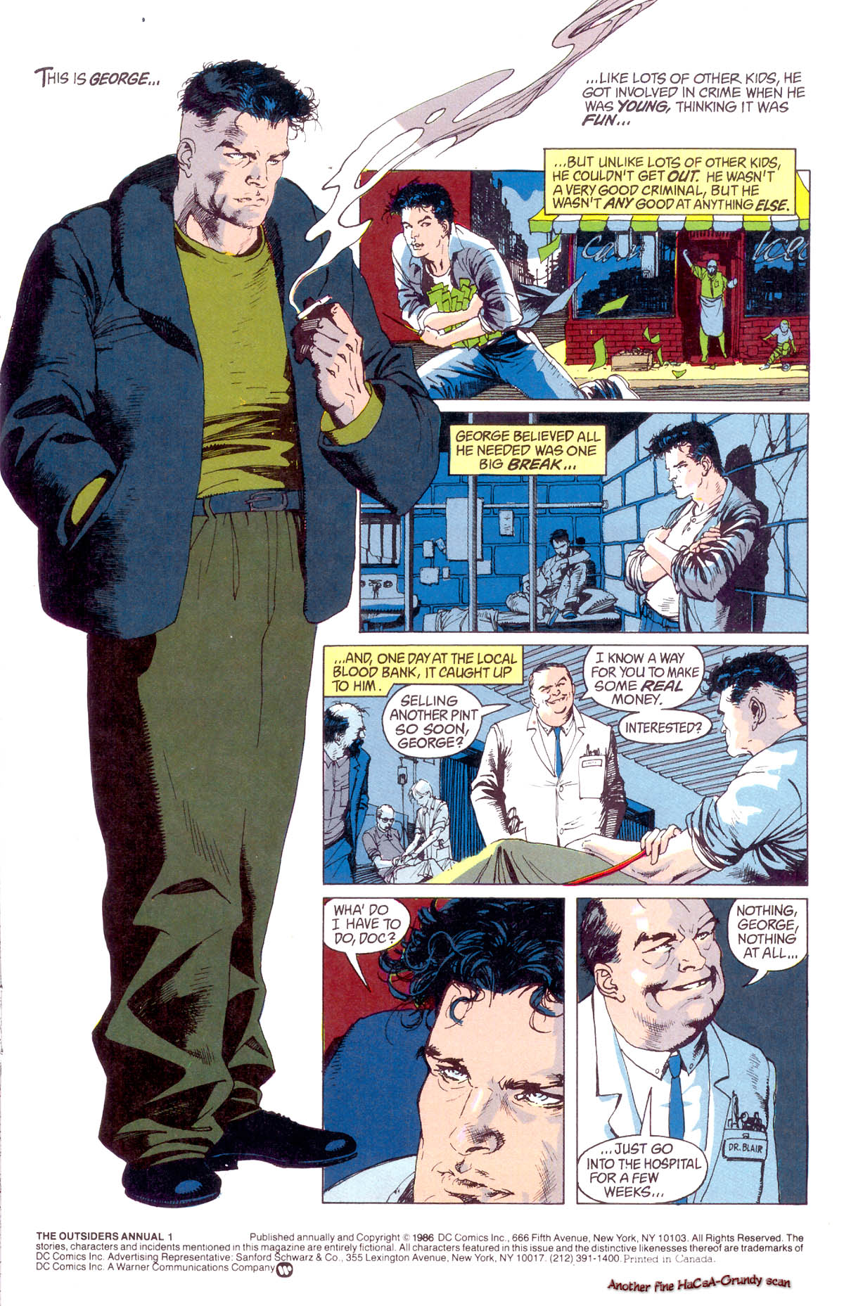 Read online The Outsiders (1985) comic -  Issue # _Annual - 2