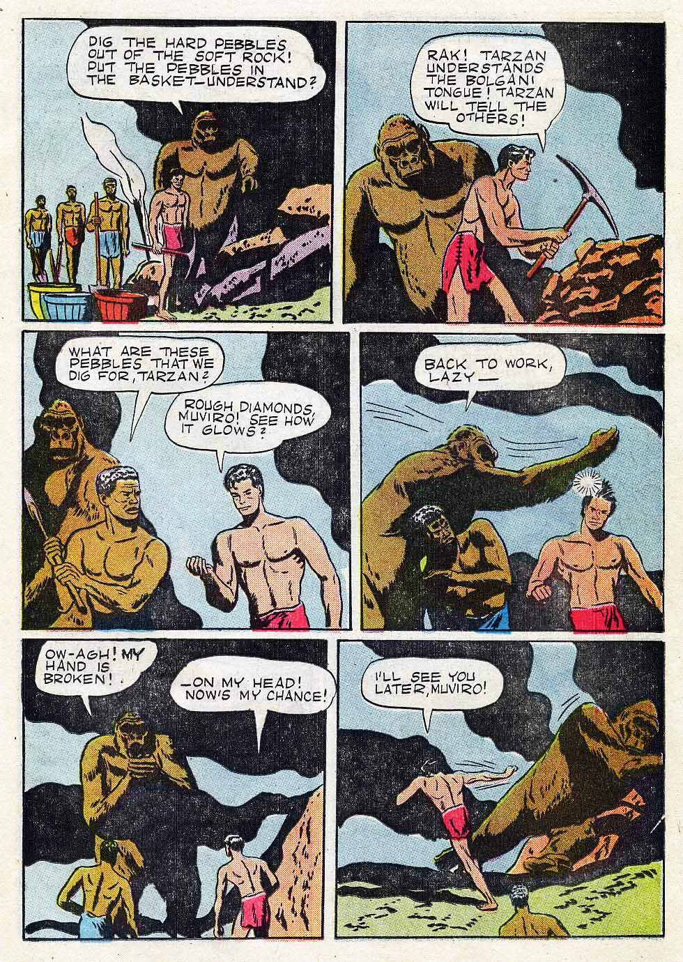 Read online Tarzan (1948) comic -  Issue #10 - 13