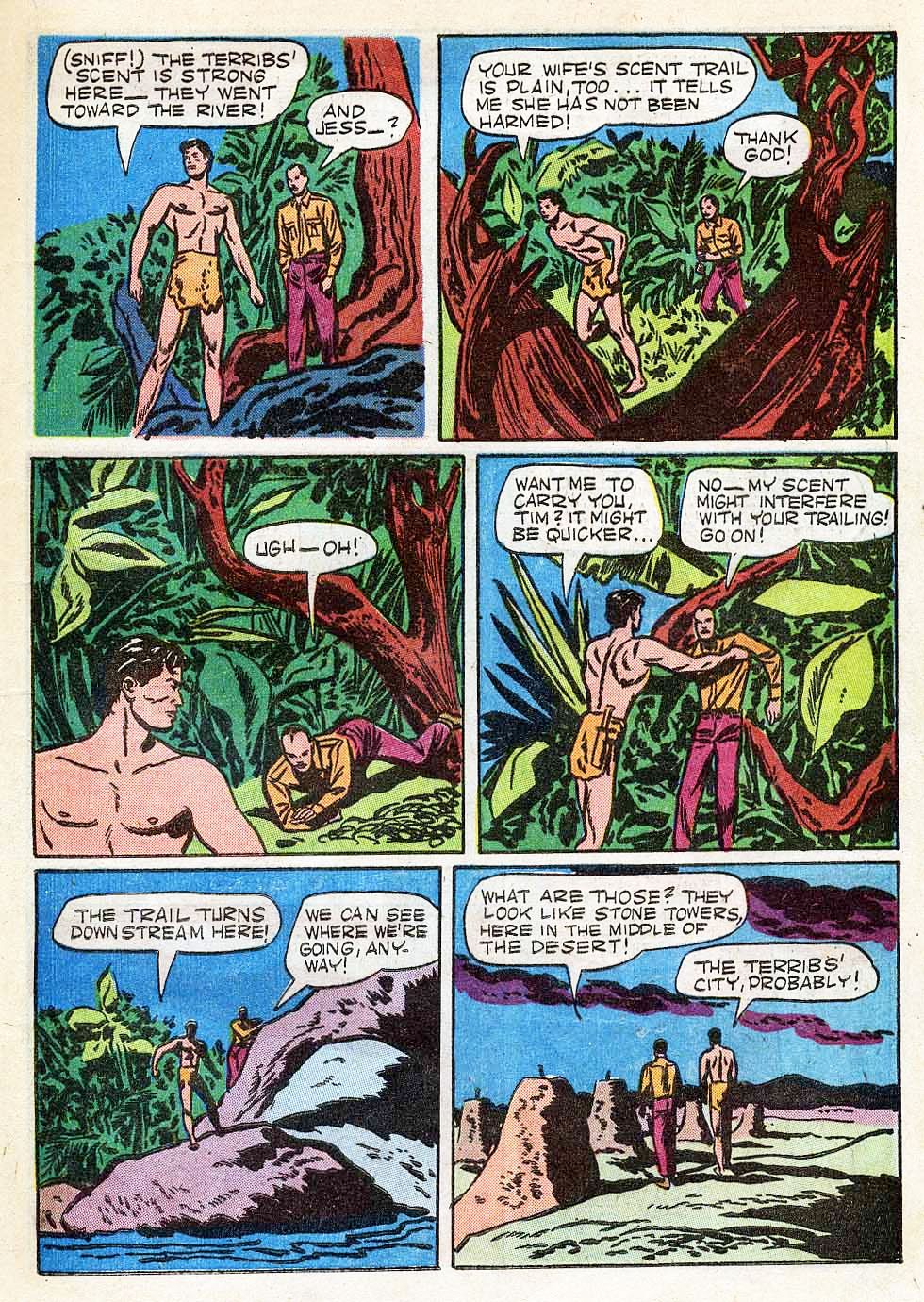 Read online Tarzan (1948) comic -  Issue #20 - 17