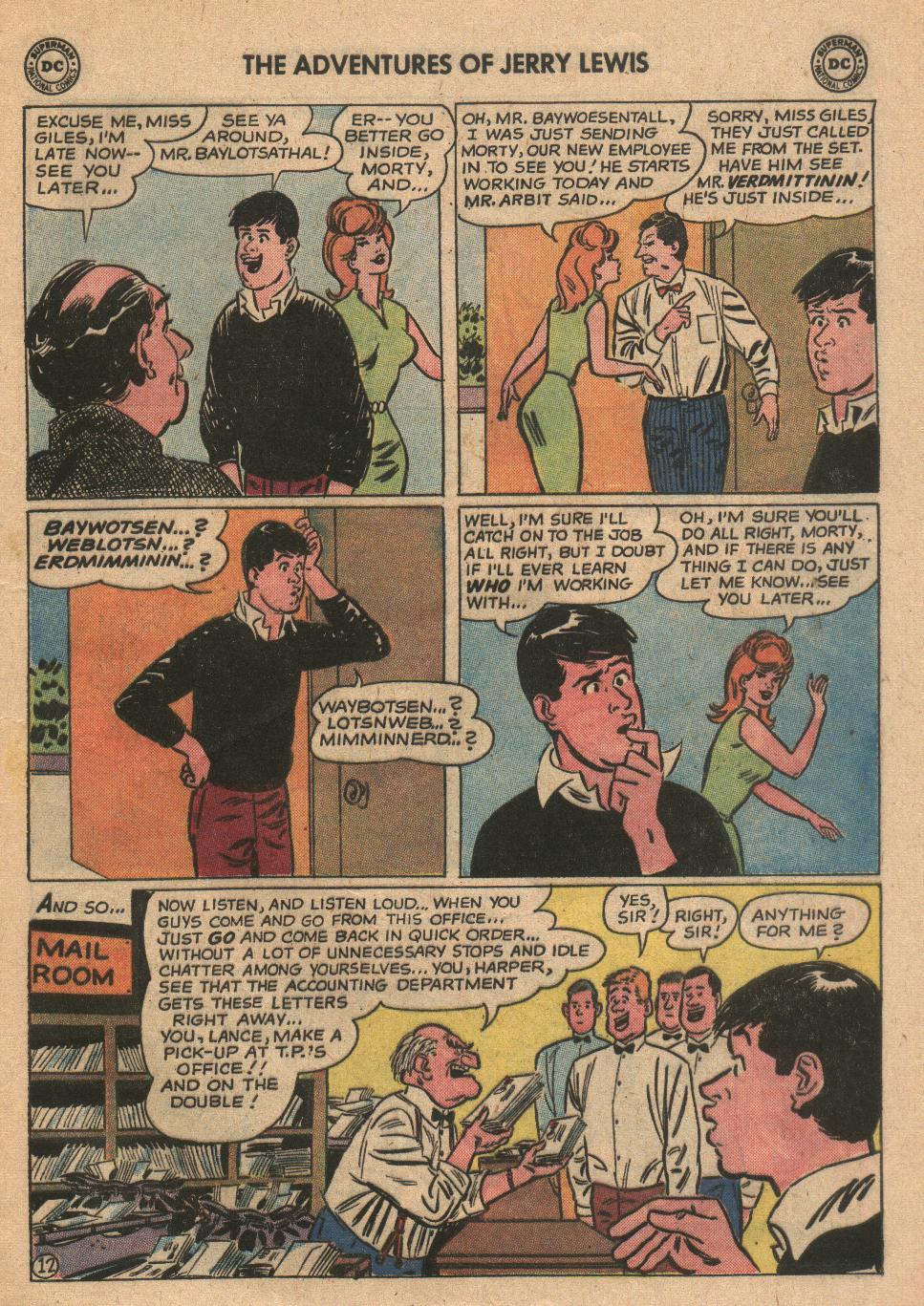 Read online The Adventures of Jerry Lewis comic -  Issue #68 - 17