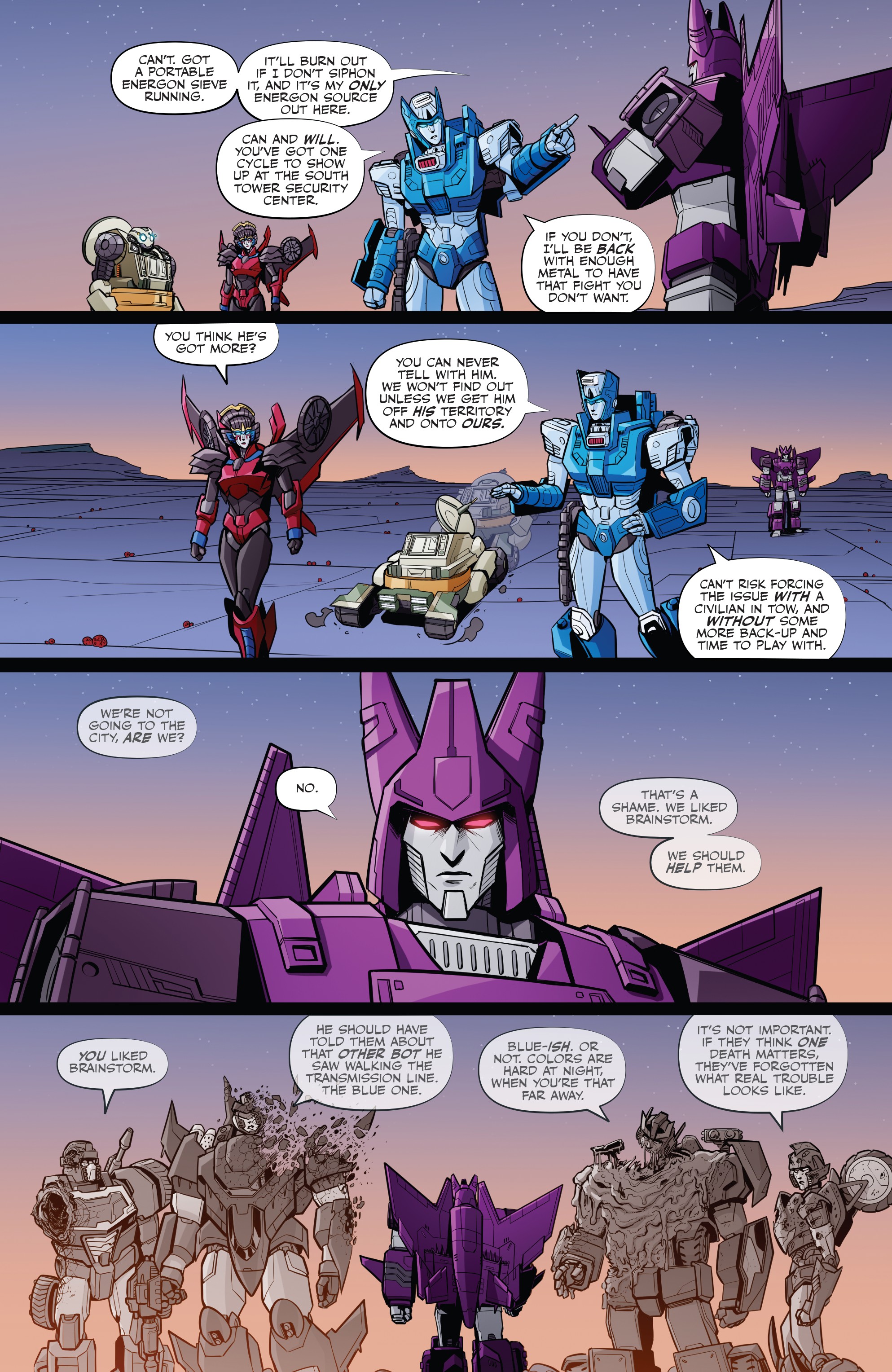 Read online Transformers (2019) comic -  Issue #4 - 10