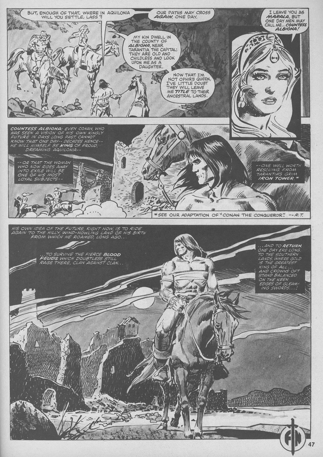 Read online The Savage Sword Of Conan comic -  Issue #44 - 47