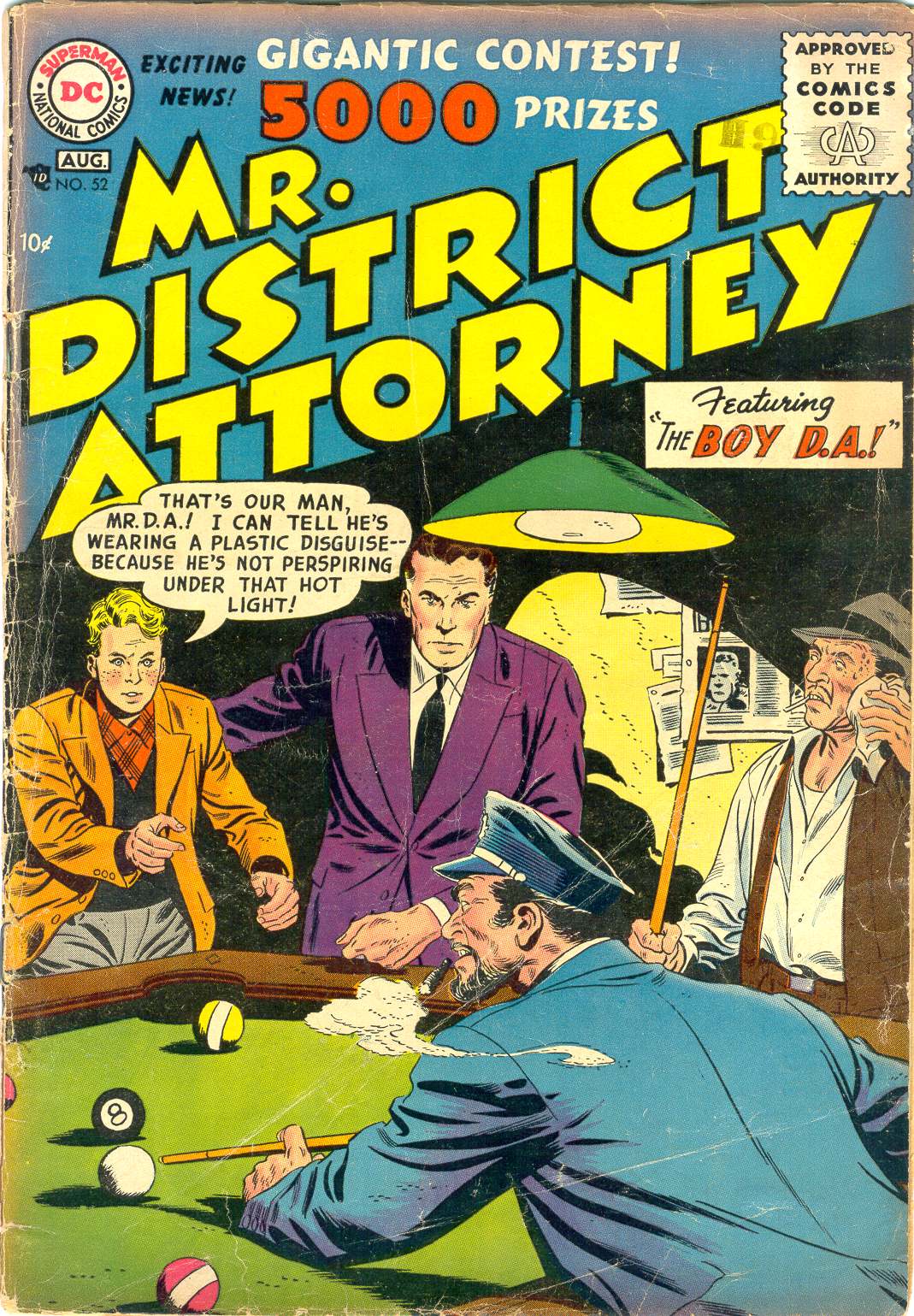 Read online Mr. District Attorney comic -  Issue #52 - 1