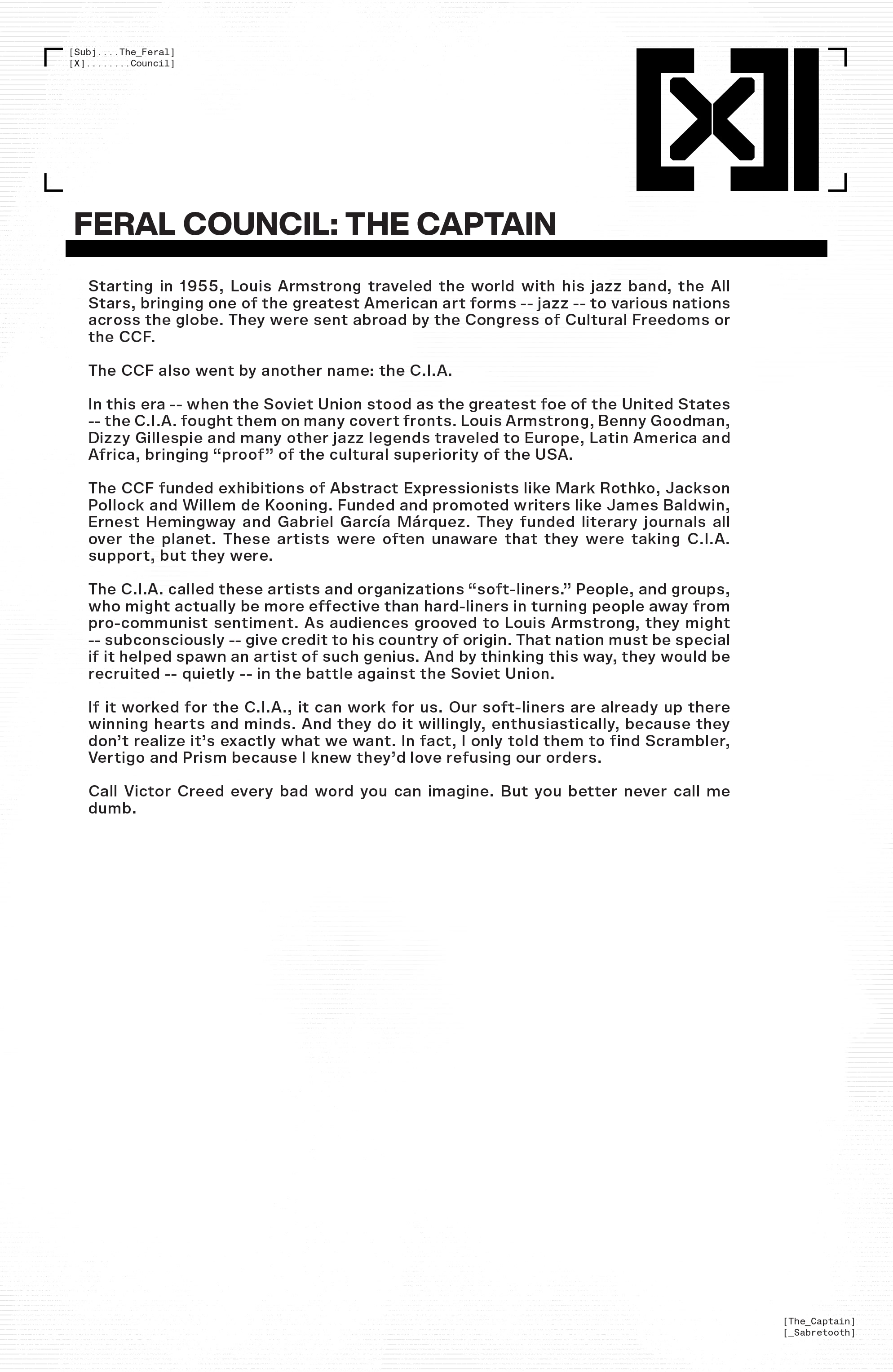 Read online Sabretooth (2022) comic -  Issue #3 - 21