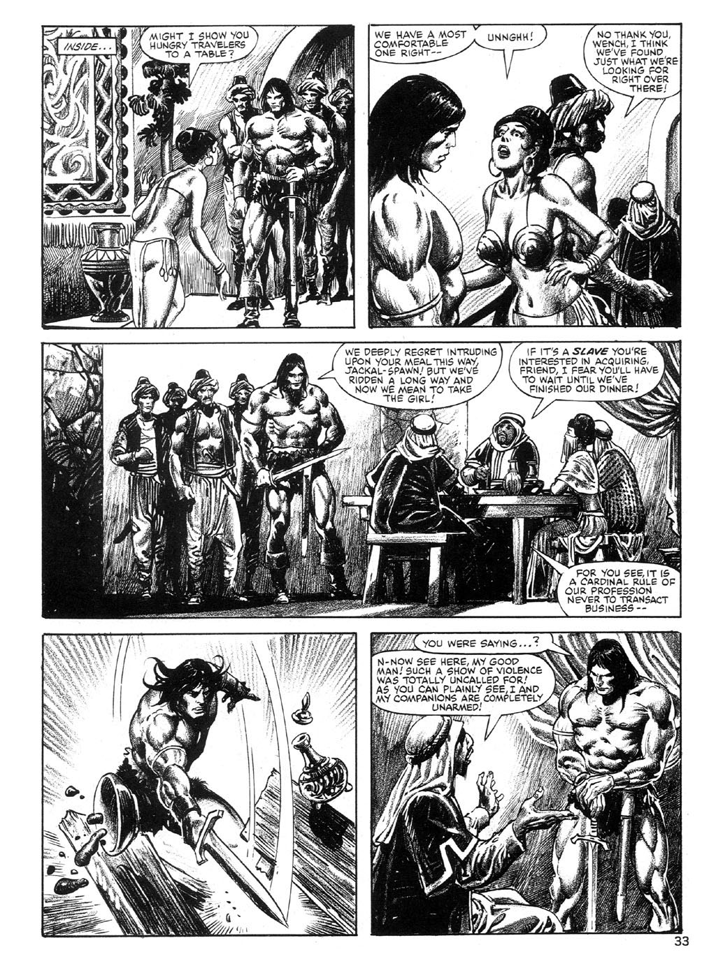 Read online The Savage Sword Of Conan comic -  Issue #89 - 33