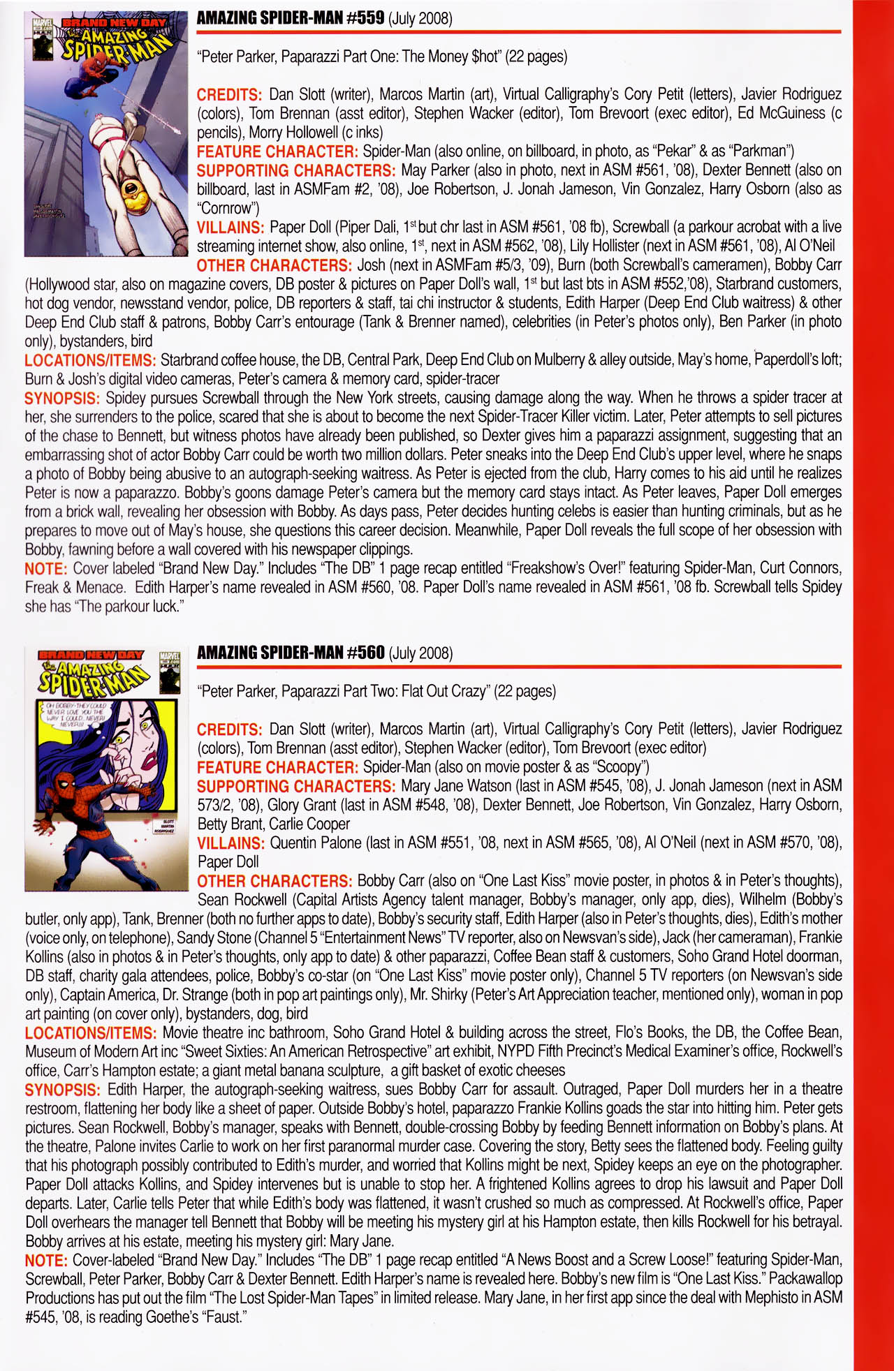 Read online Official Index to the Marvel Universe comic -  Issue #13 - 17