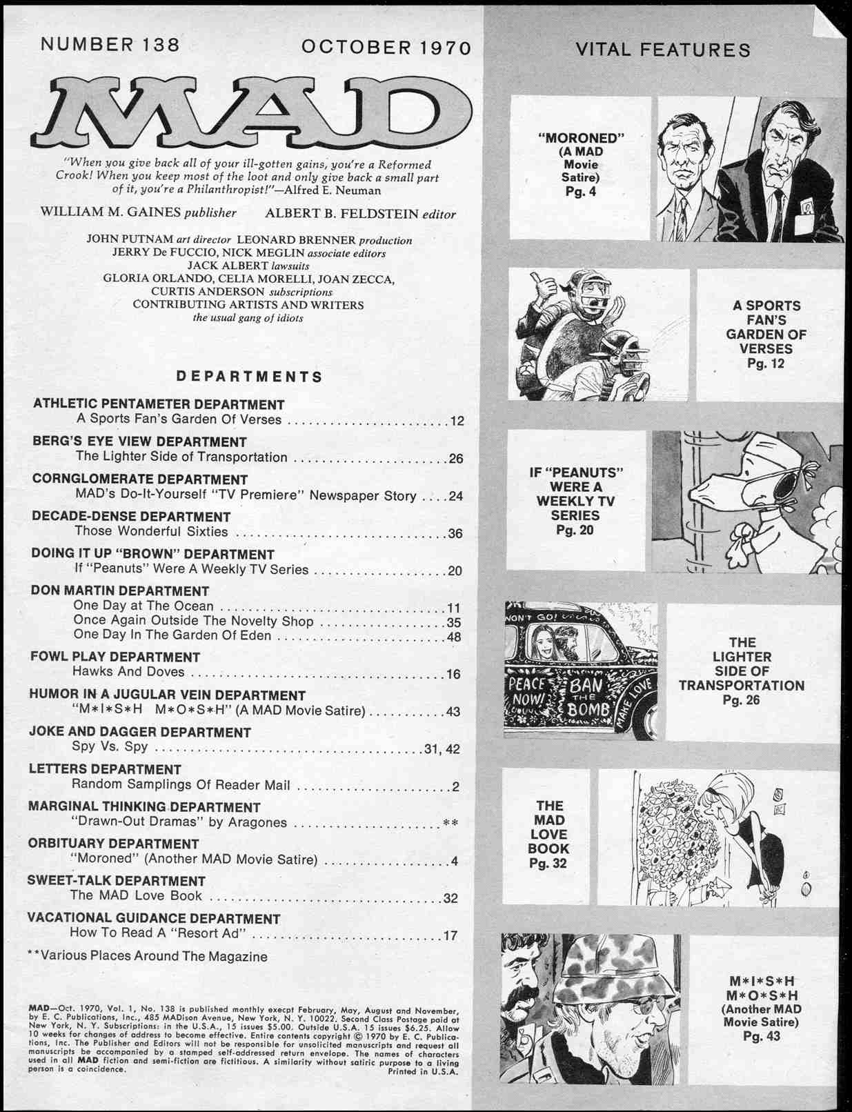 Read online MAD comic -  Issue #138 - 3