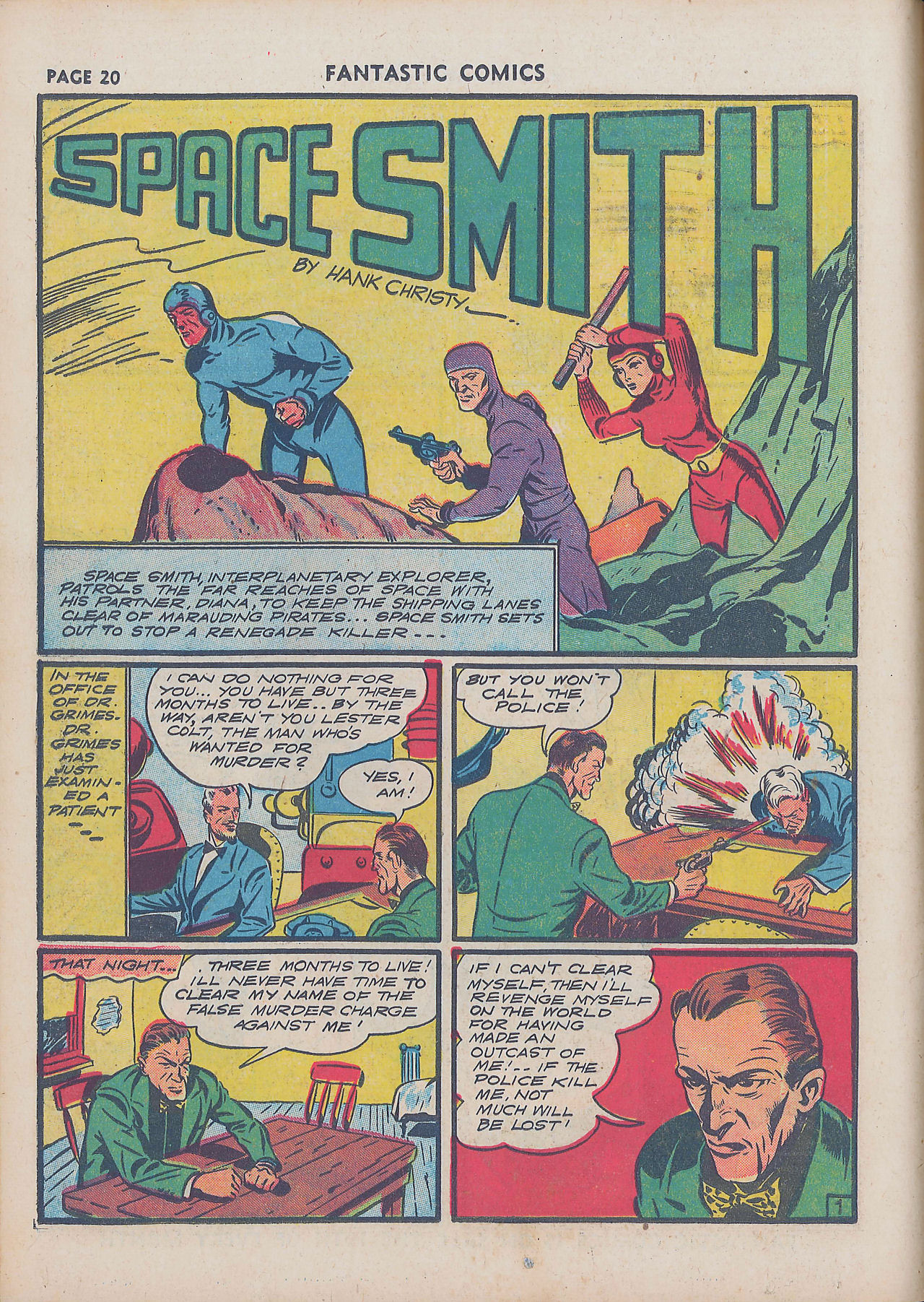 Read online Fantastic Comics comic -  Issue #16 - 22