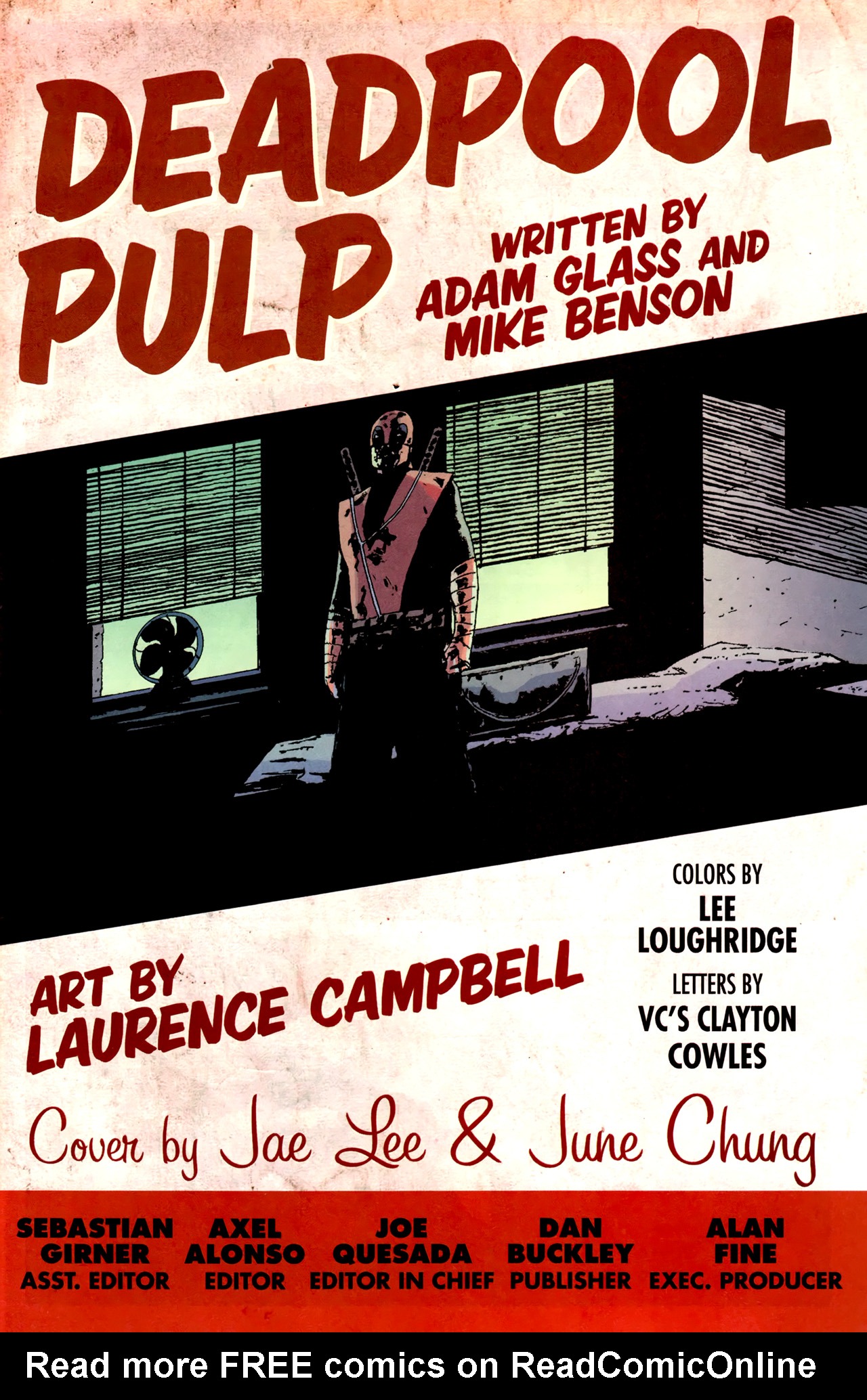 Read online Deadpool Pulp comic -  Issue #1 - 2