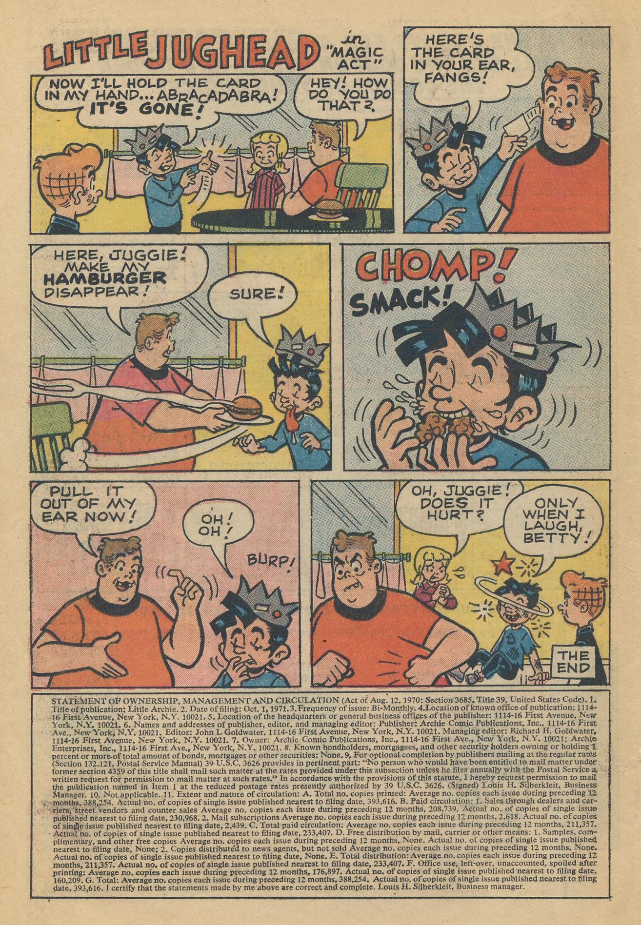 Read online The Adventures of Little Archie comic -  Issue #71 - 38