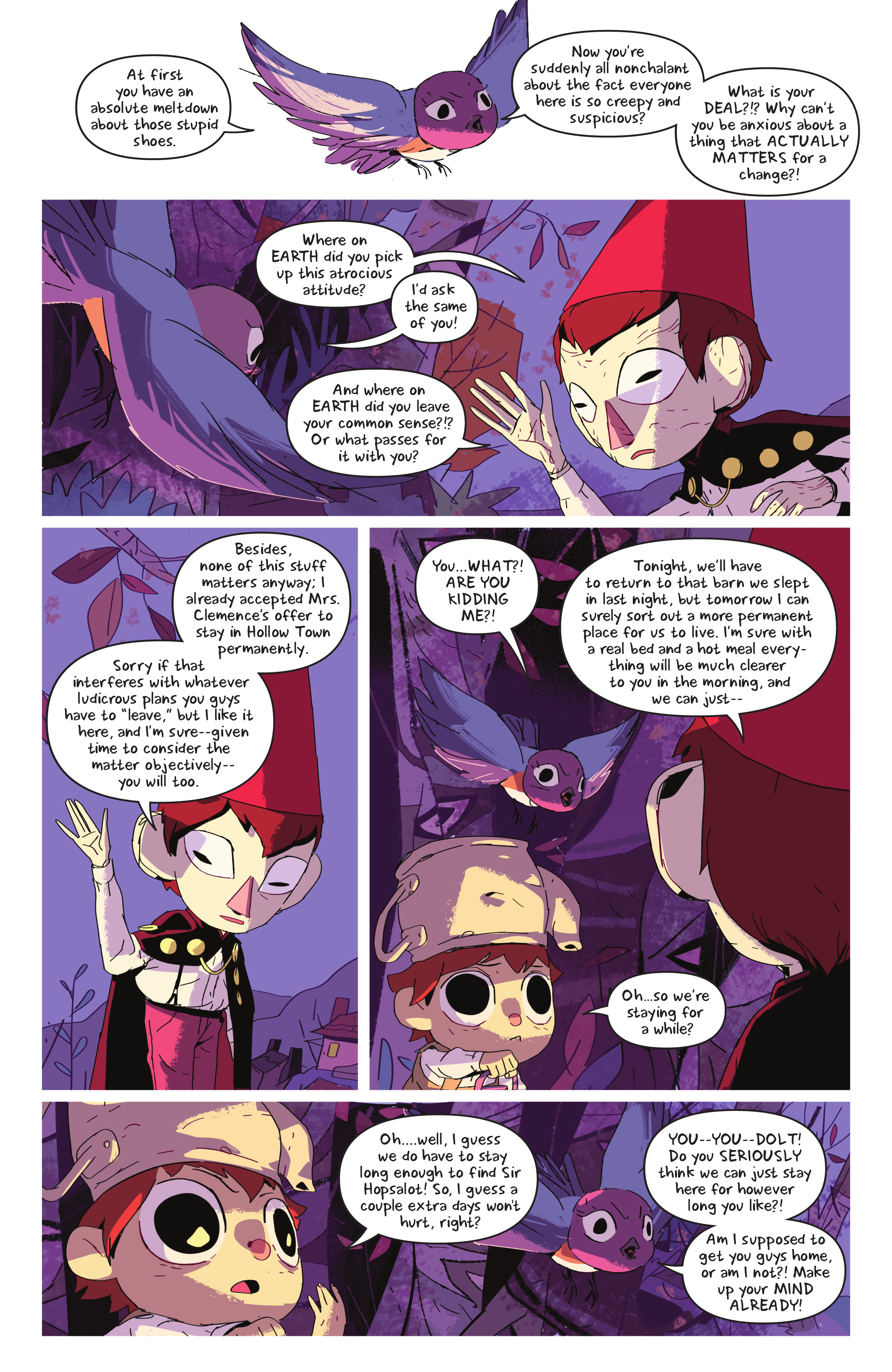 Read online Over the Garden Wall: Hollow Town comic -  Issue # TPB - 78