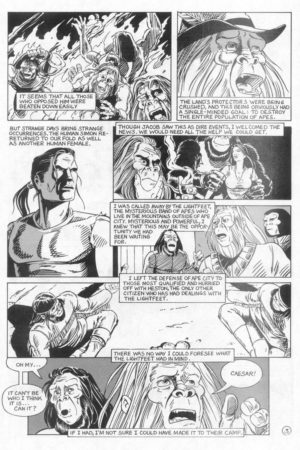 Read online Planet of the Apes (1990) comic -  Issue #24 - 5