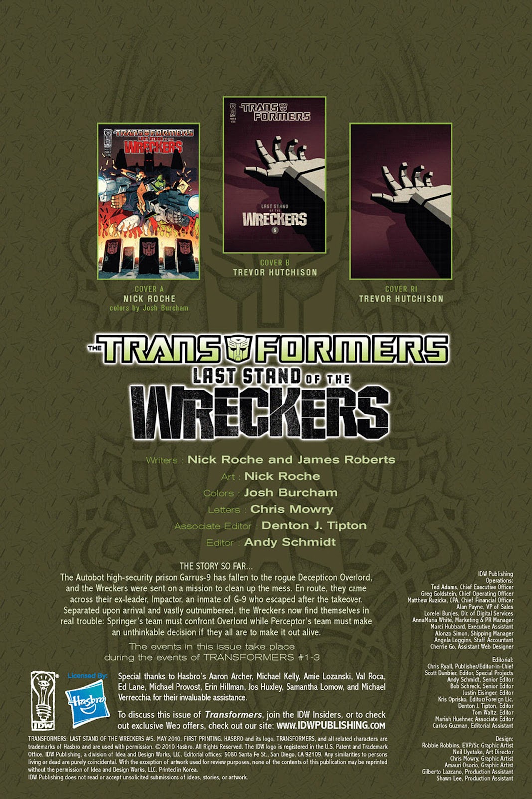 Transformers: Last Stand of The Wreckers issue 5 - Page 3