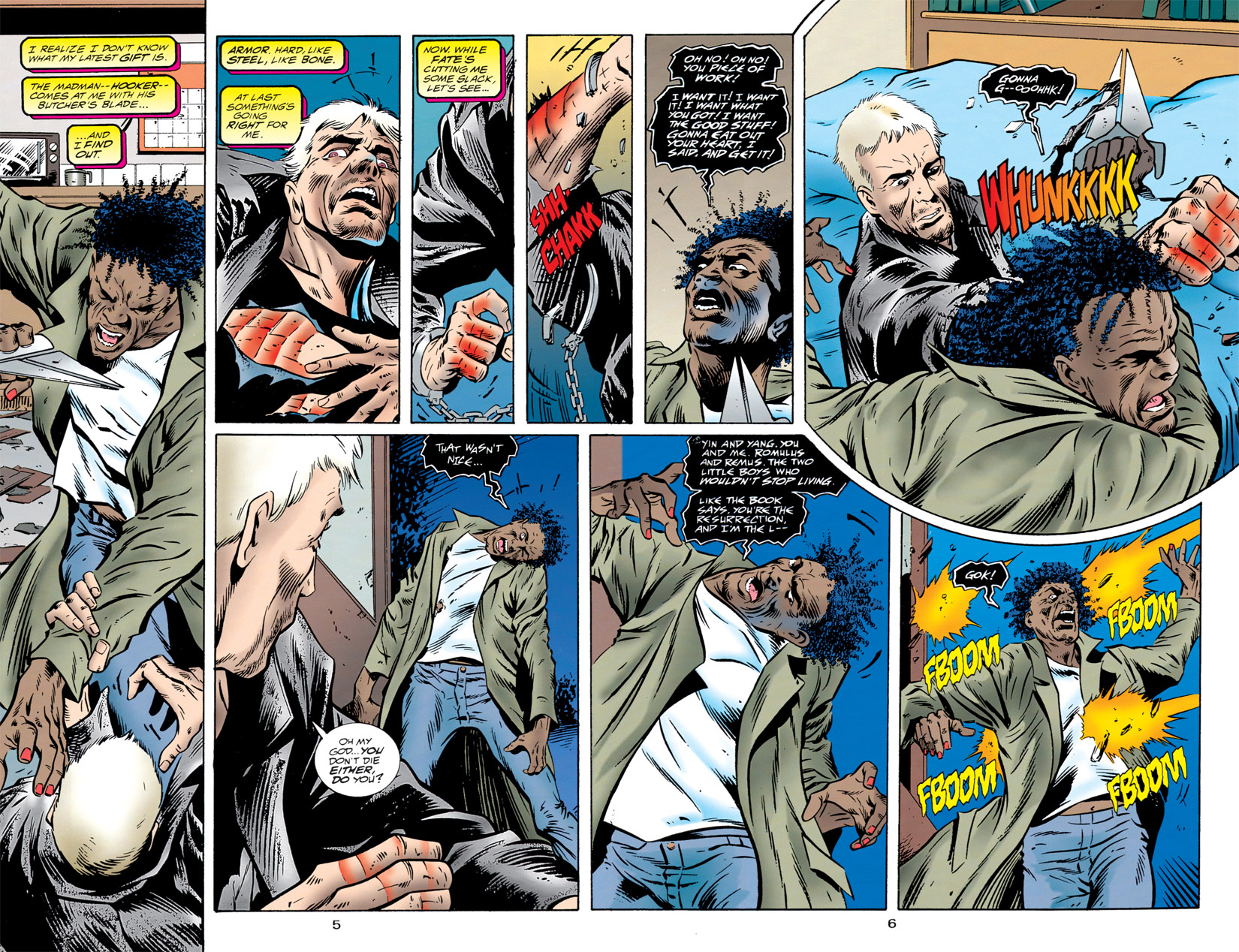 Read online Resurrection Man (1997) comic -  Issue #5 - 6