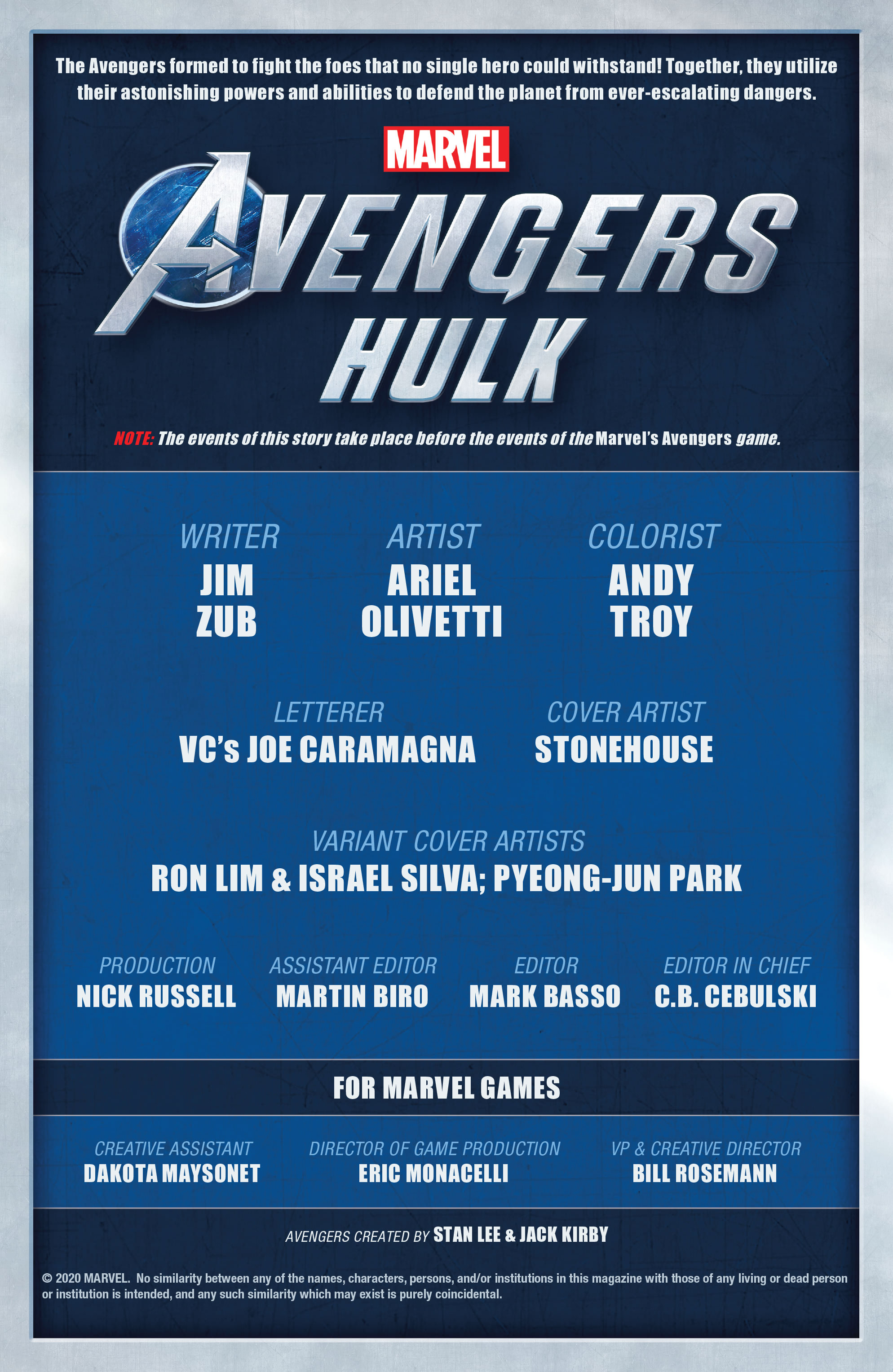 Read online Marvel's Avengers comic -  Issue # Hulk - 2