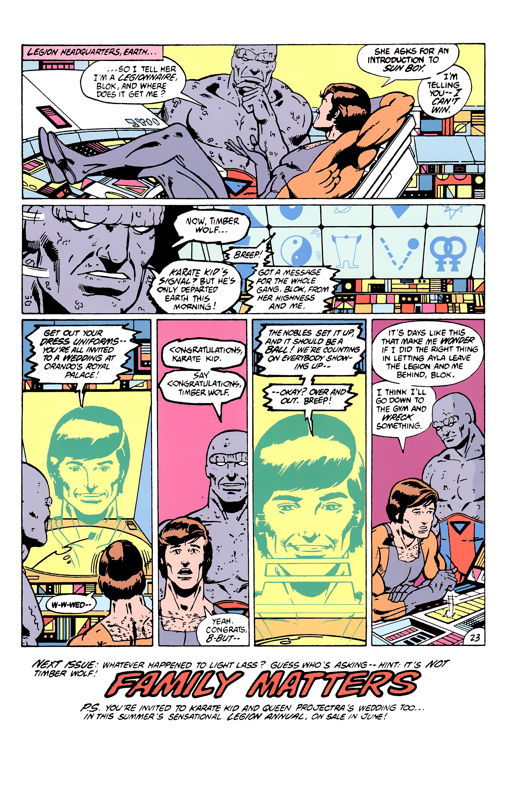 Read online Legion of Super-Heroes (1980) comic -  Issue #301 - 24