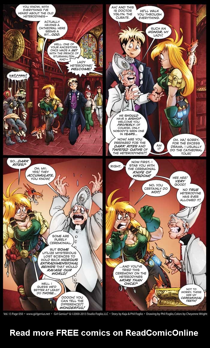 Read online Girl Genius (2002) comic -  Issue #13 - 51