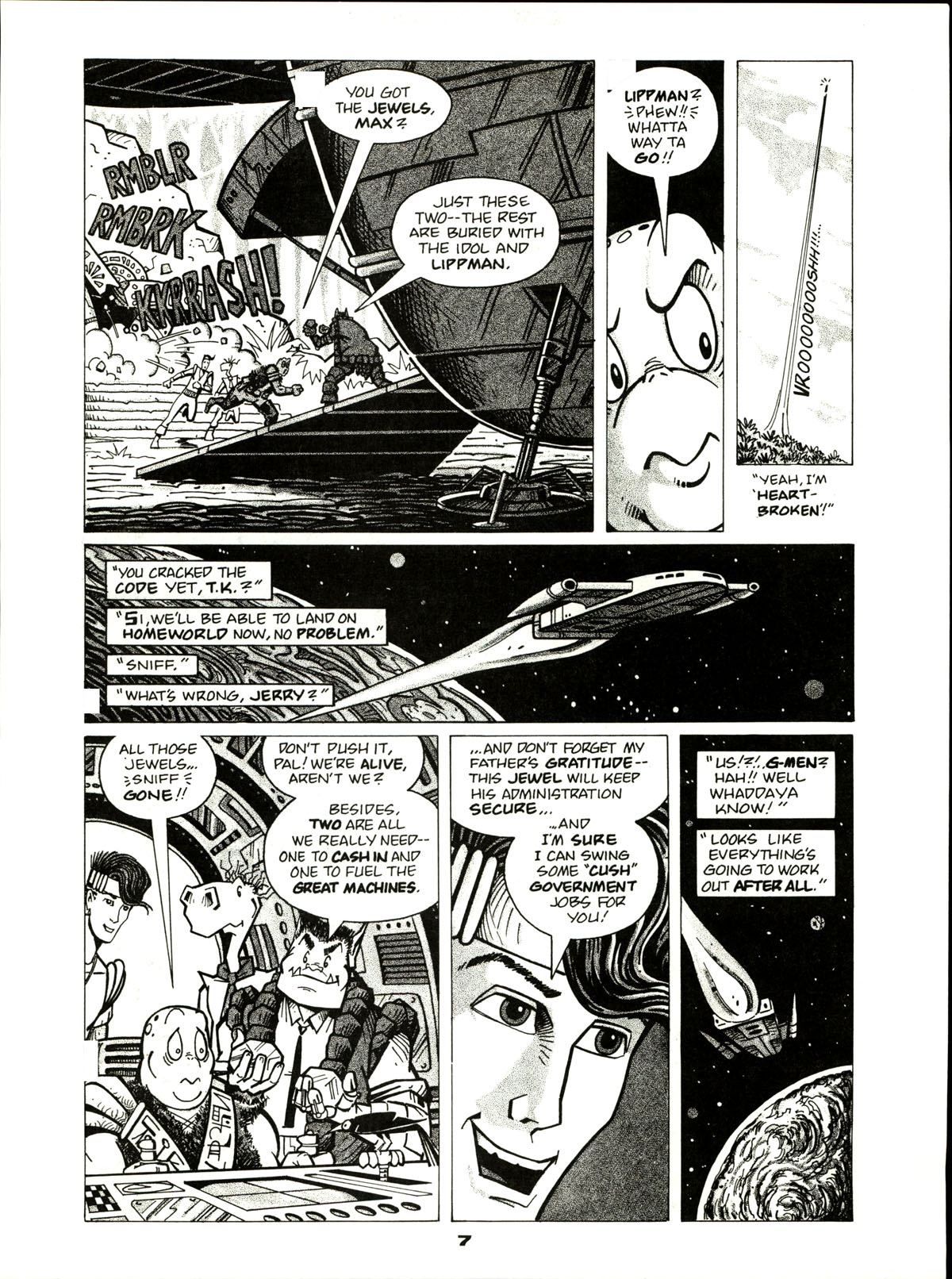 Read online Threat comic -  Issue #7 - 9