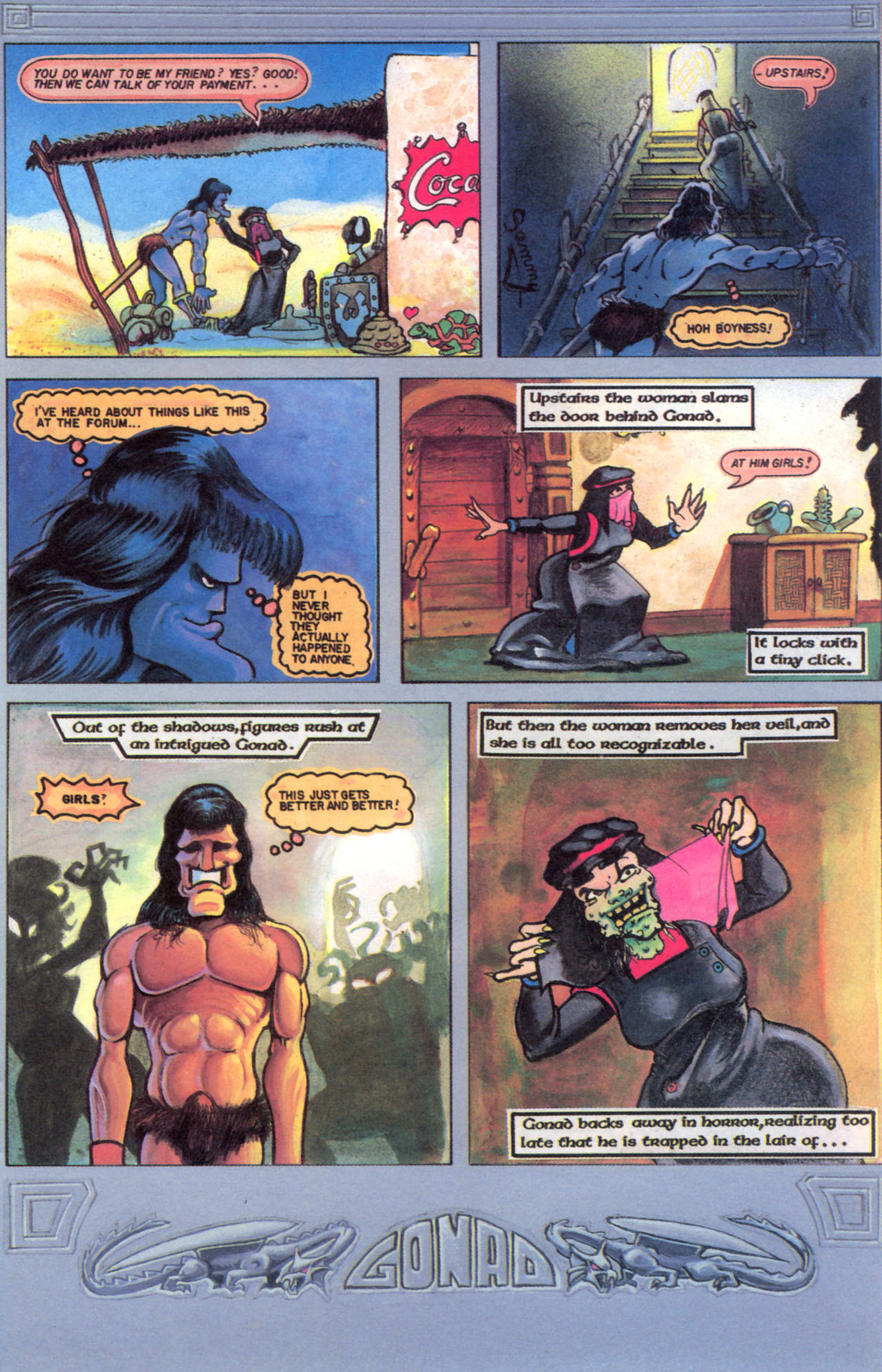 Read online Gonad the Barbarian comic -  Issue # Full - 15