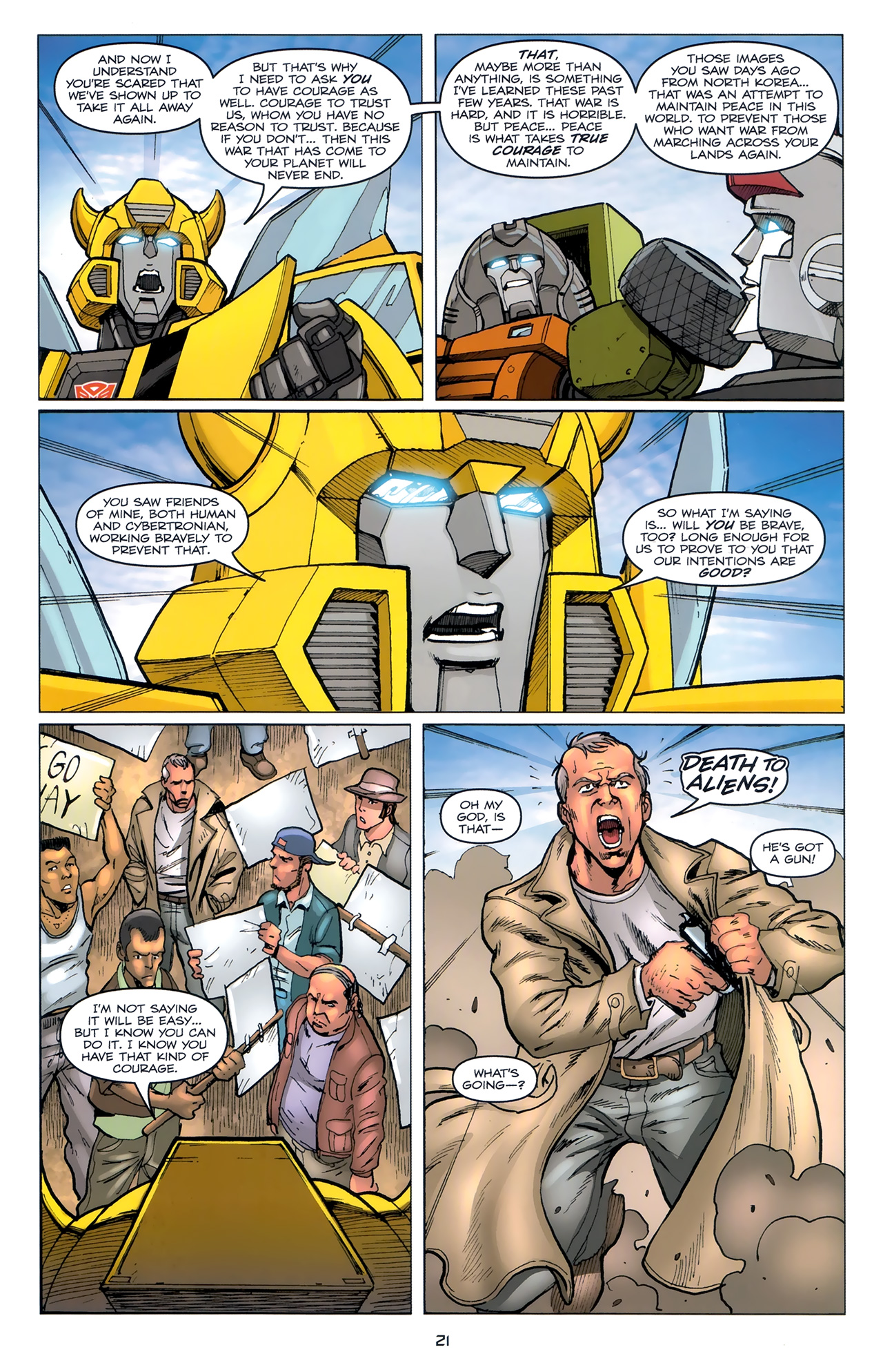 Read online The Transformers (2009) comic -  Issue #12 - 24