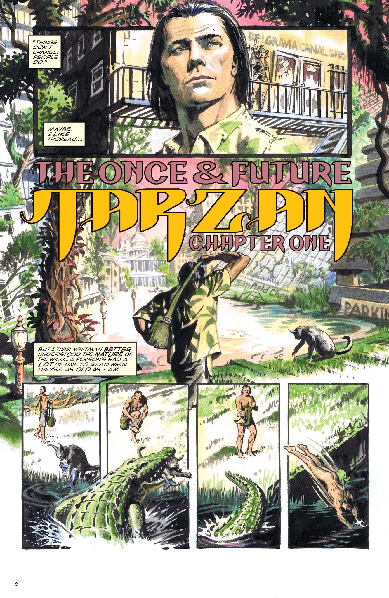 Read online The Once and Future Tarzan comic -  Issue # TPB - 7