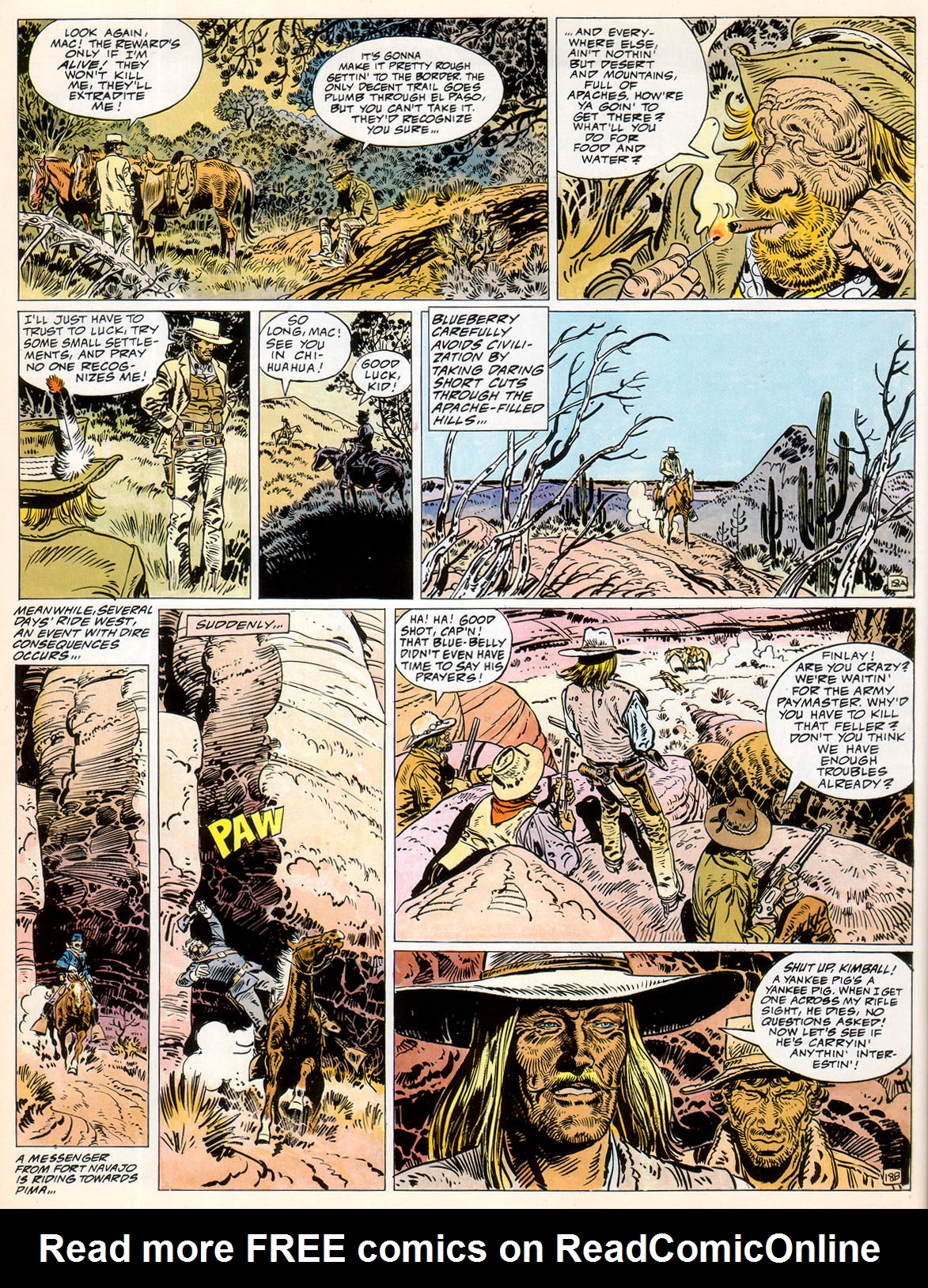 Read online Epic Graphic Novel: Blueberry comic -  Issue #1 - 24