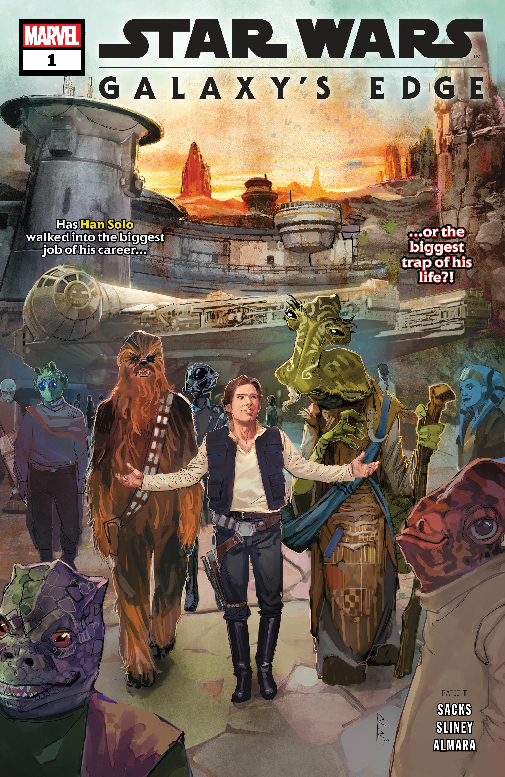 Read online Star Wars: Galaxy's Edge comic -  Issue #1 - 1
