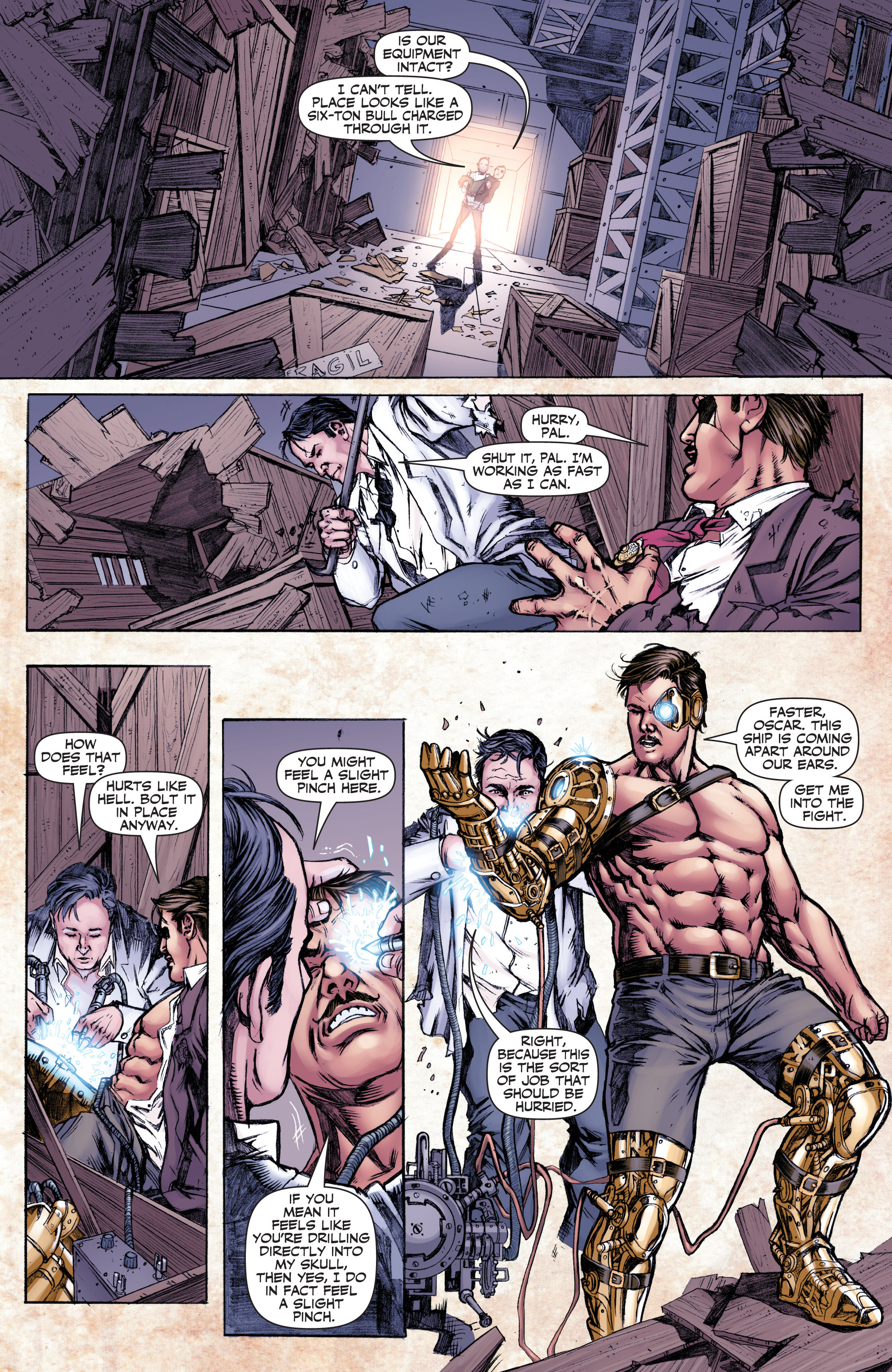Read online Legenderry: A Steampunk Adventure comic -  Issue #3 - 19