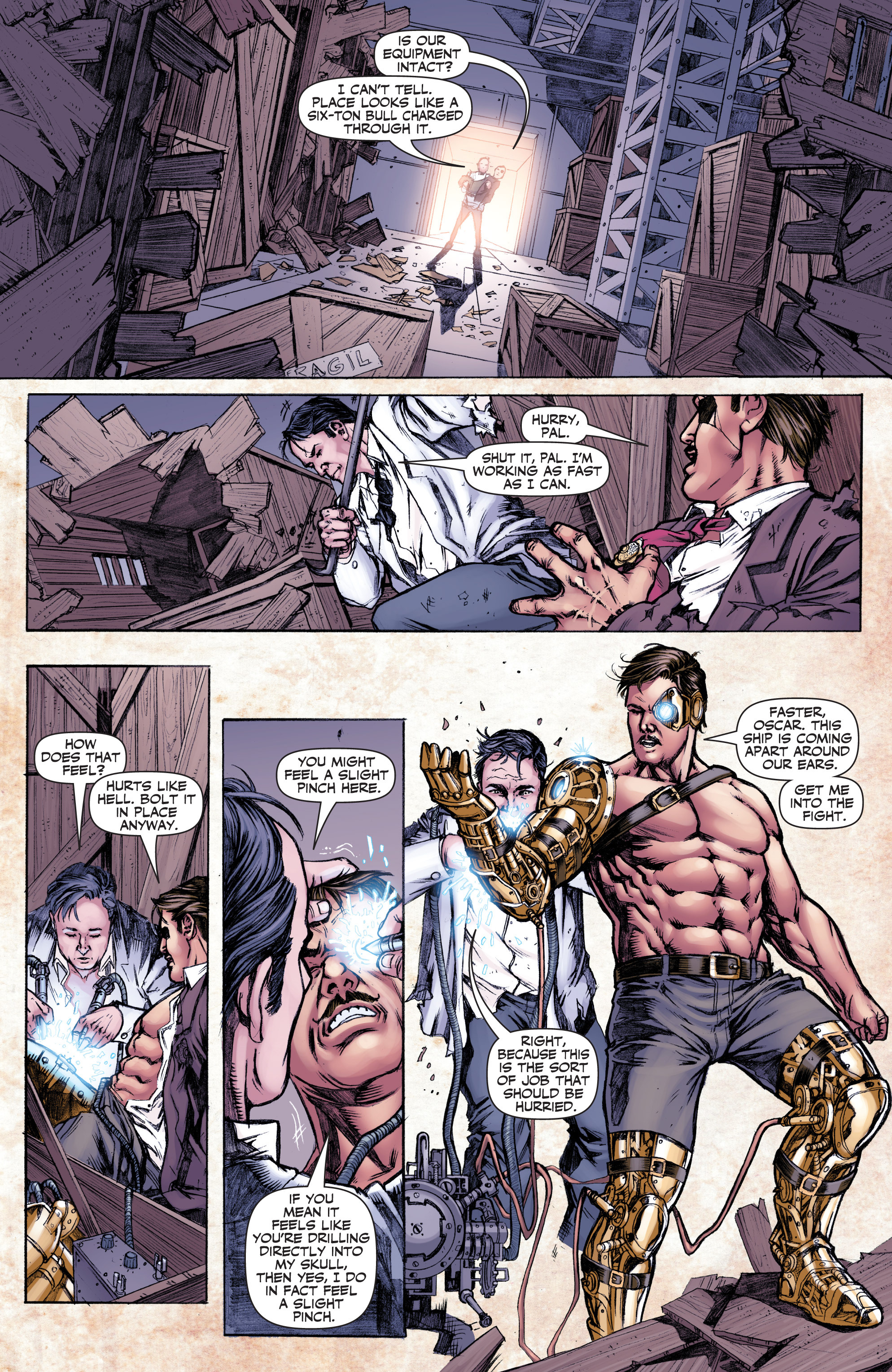 Read online Legenderry: A Steampunk Adventure comic -  Issue #3 - 19