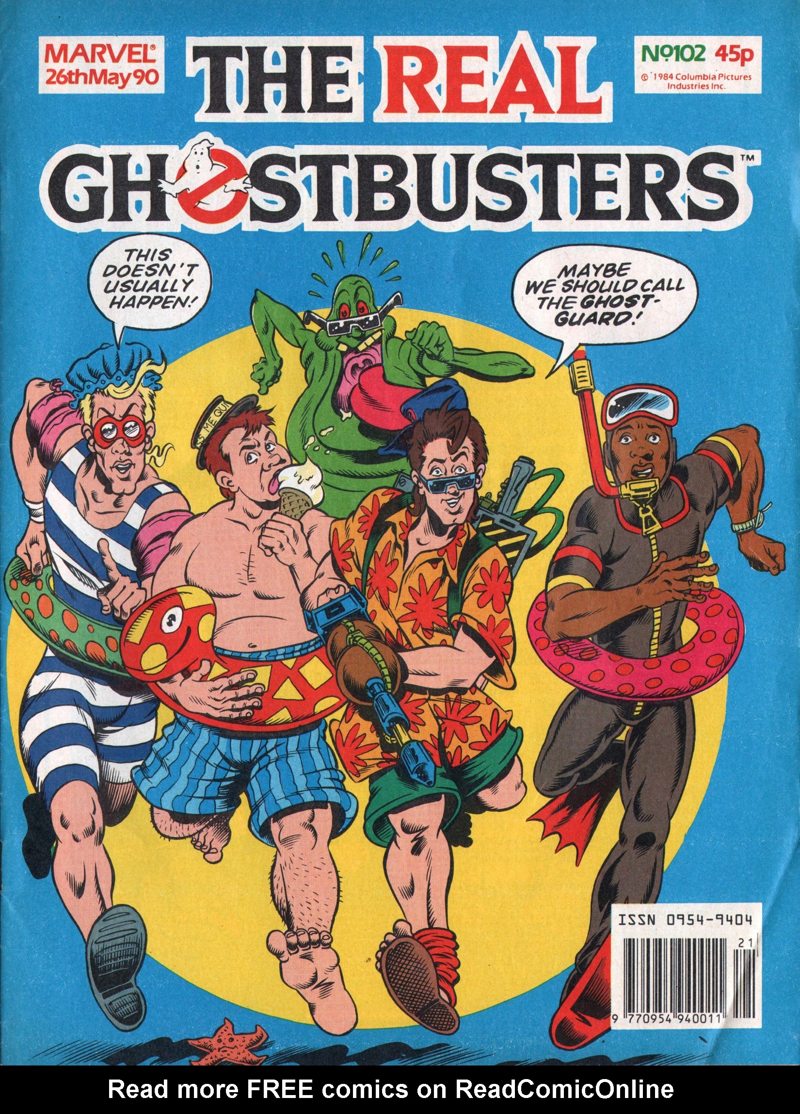 Read online The Real Ghostbusters comic -  Issue #102 - 1