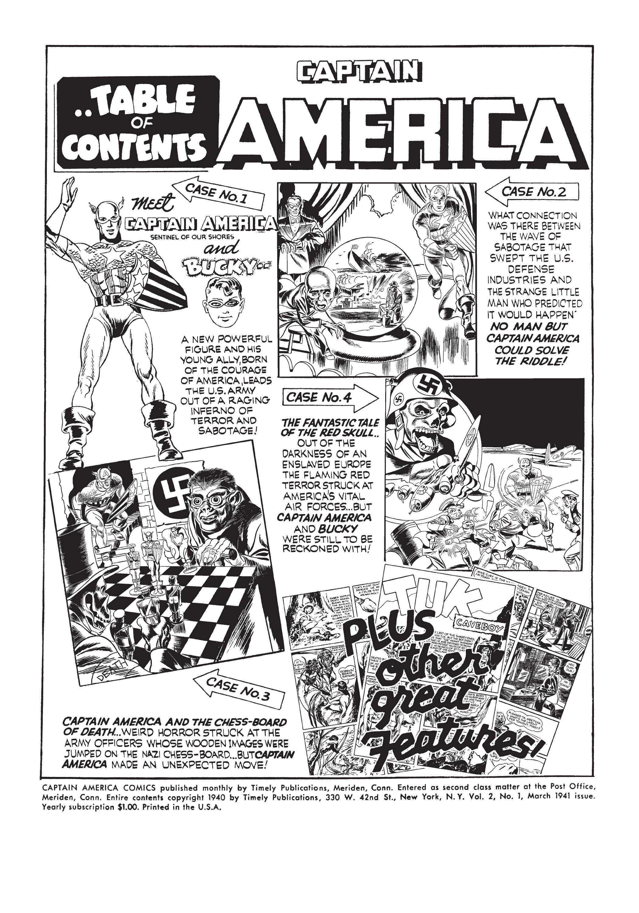 Read online Marvel Masterworks: Golden Age Captain America comic -  Issue # TPB 1 (Part 1) - 11
