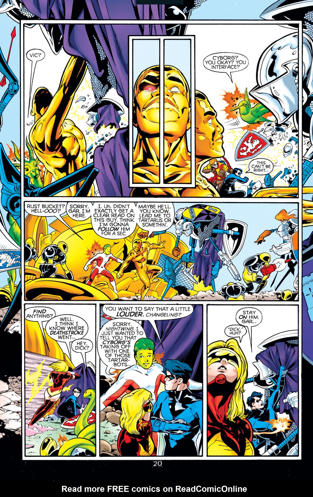 Read online The Titans (1999) comic -  Issue #10 - 21